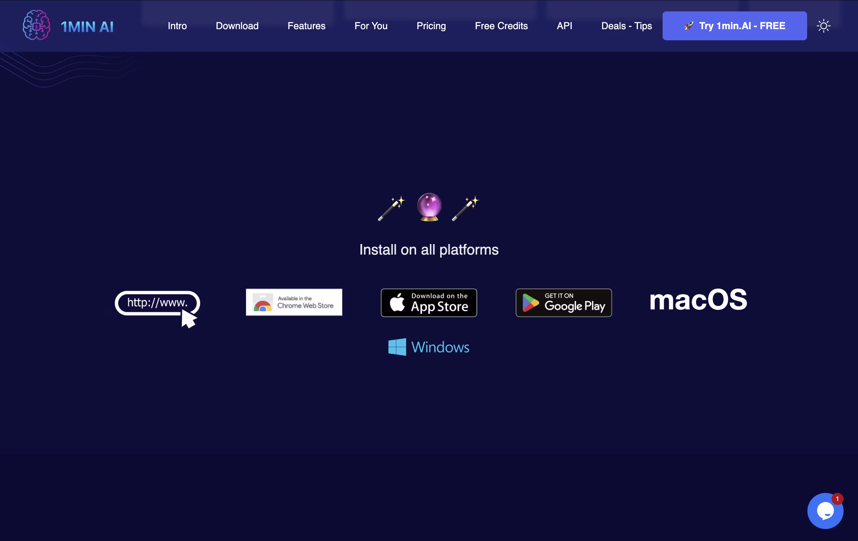 1min.AI screenshot 2