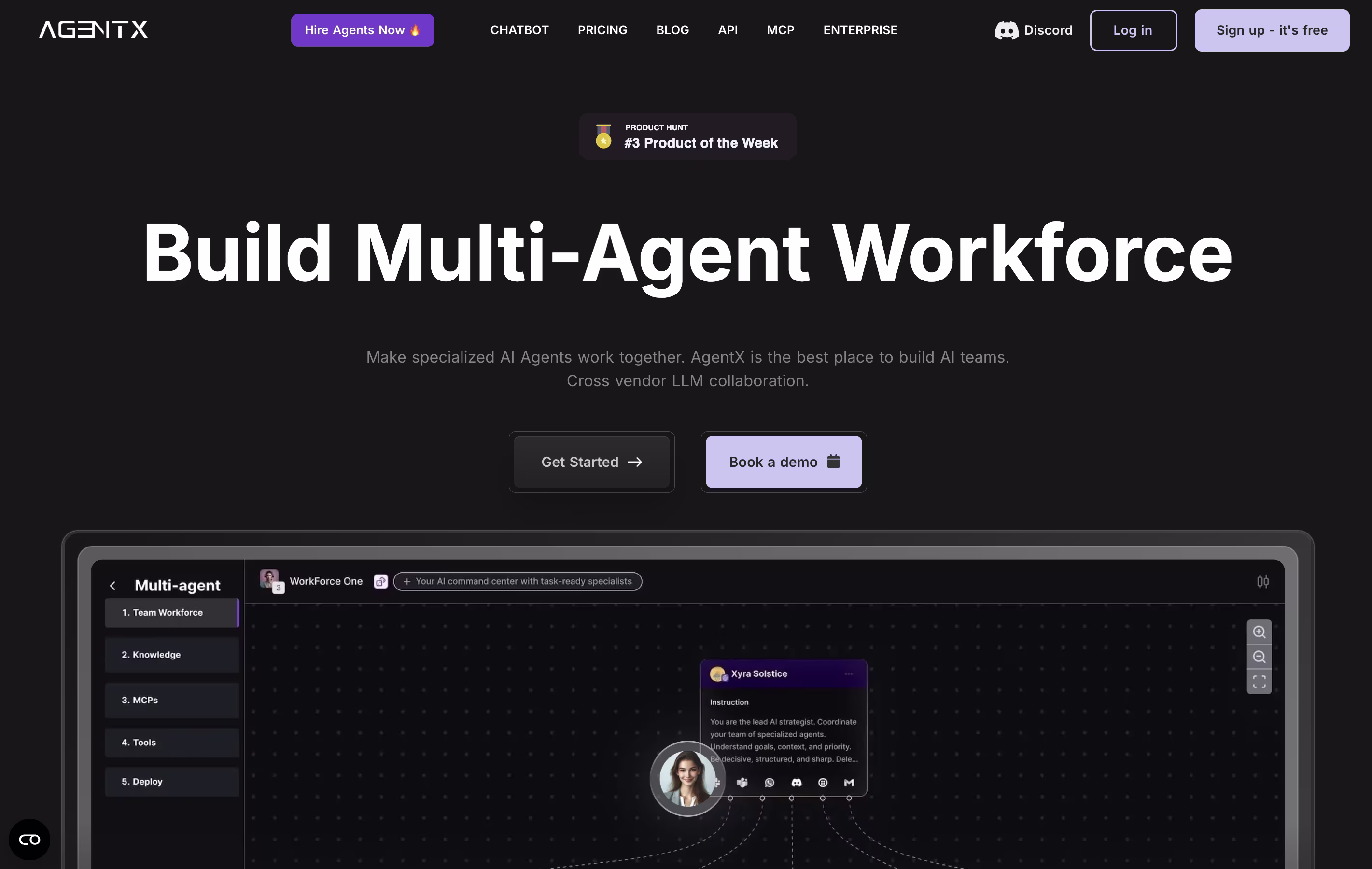 AgentX screenshot