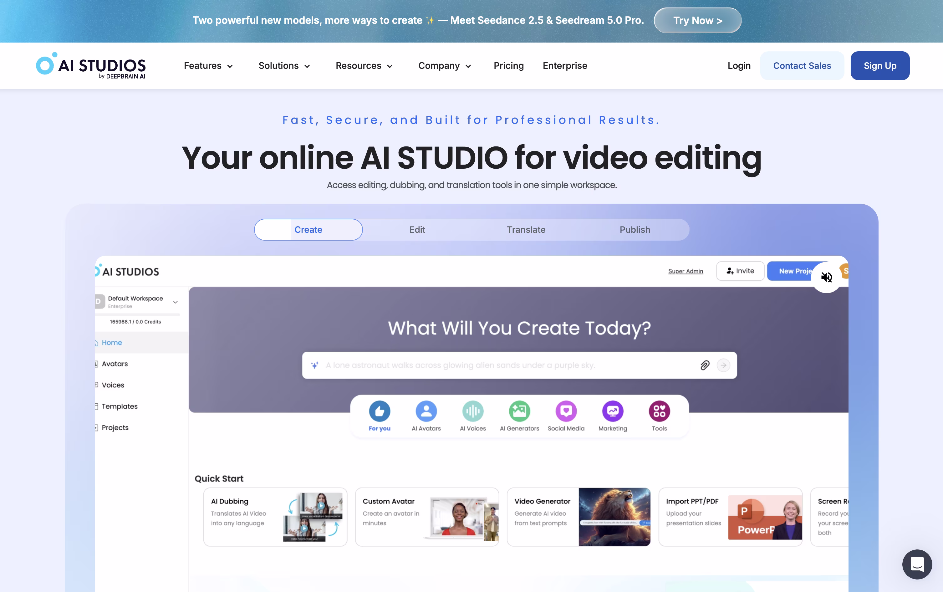 AI Studios screenshot 2