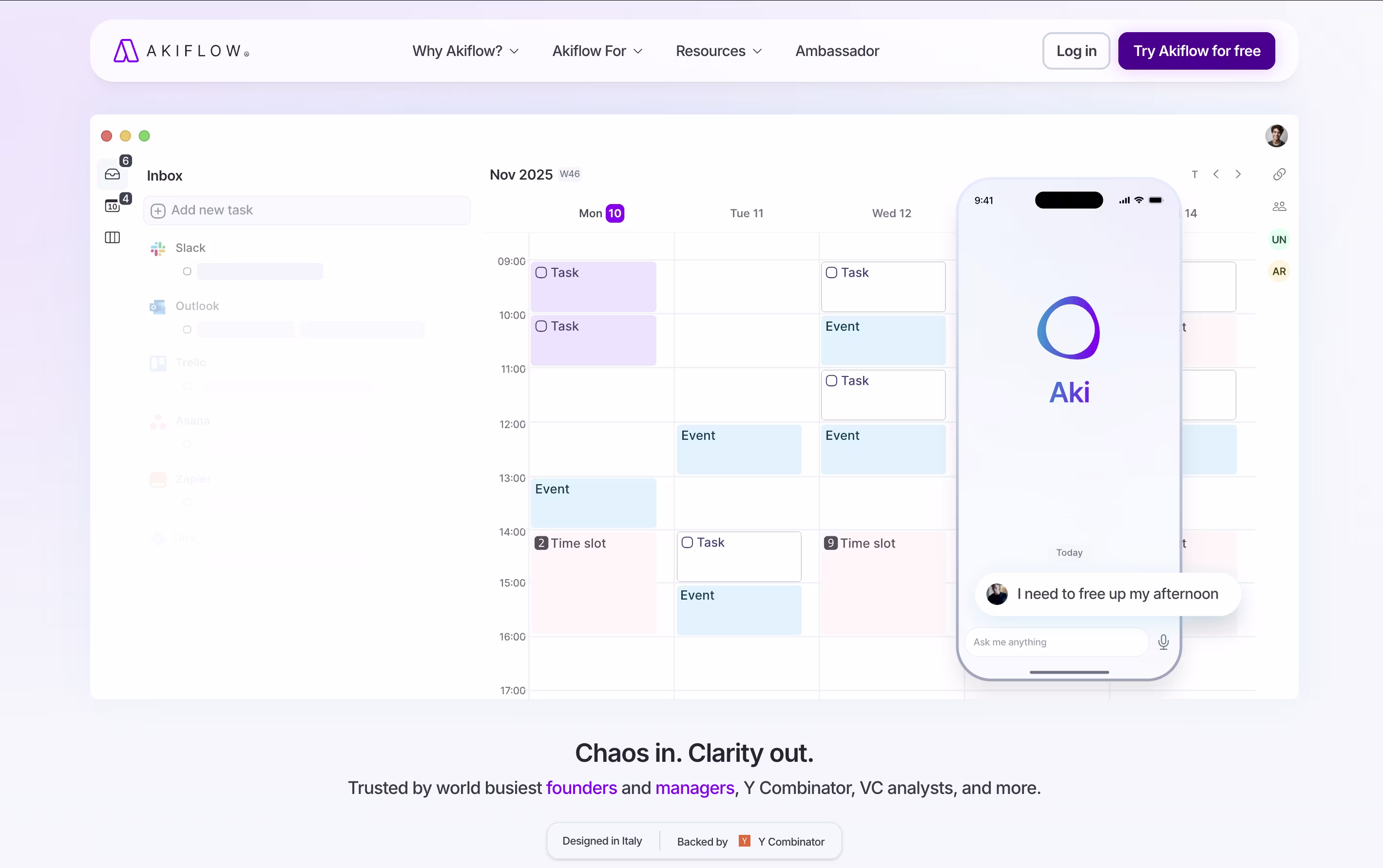 Akiflow screenshot 2