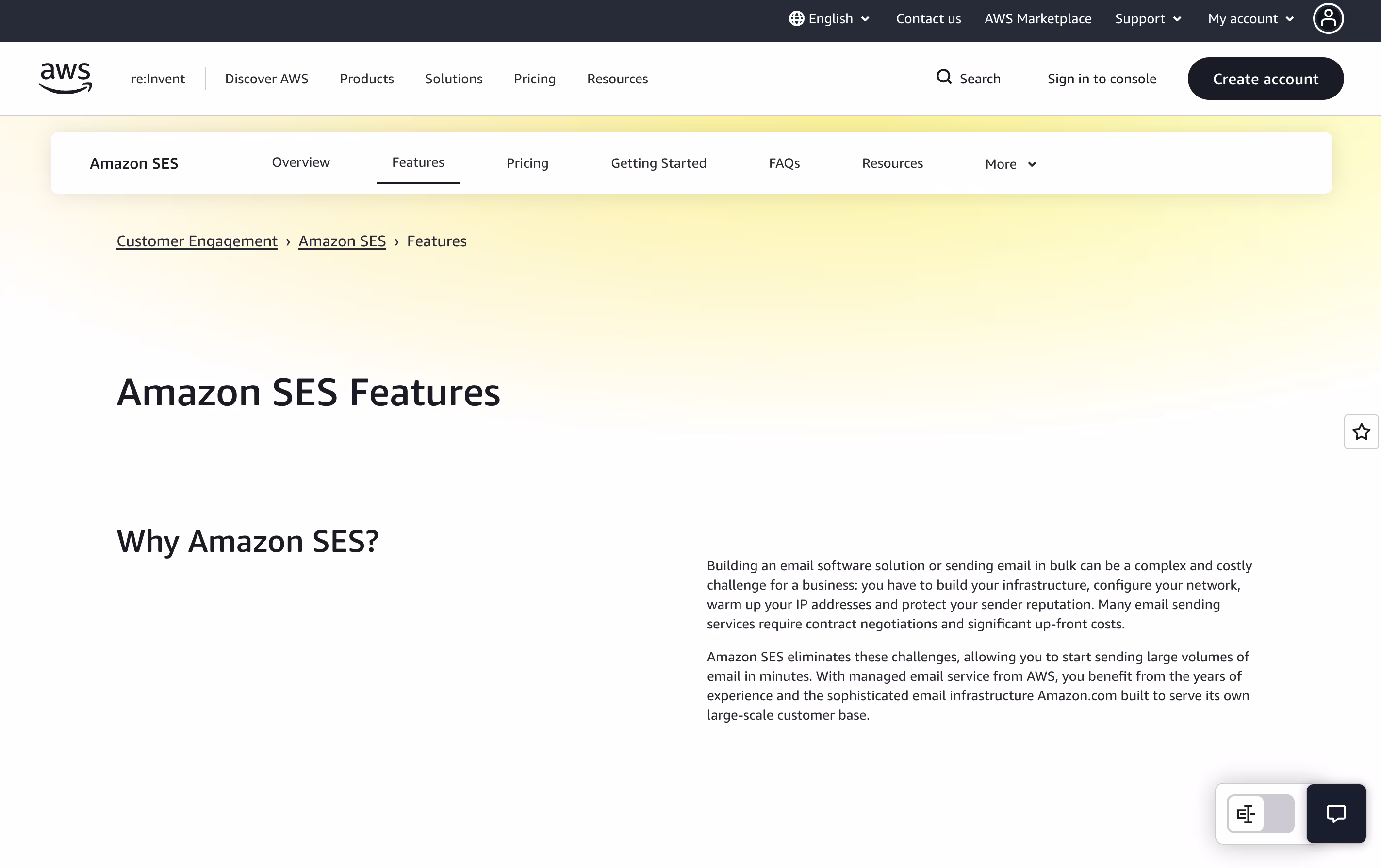 Amazon SES screenshot 4