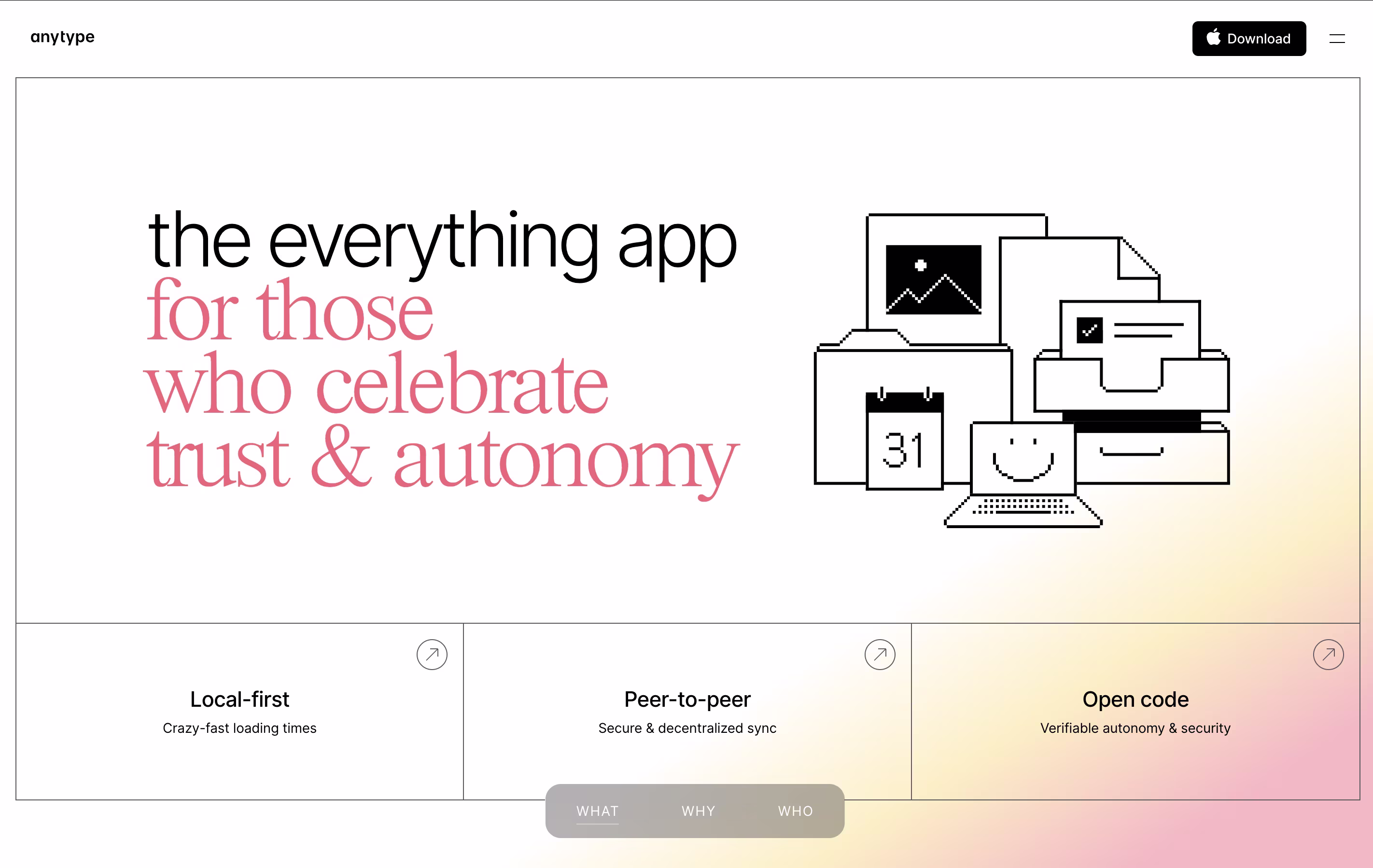 Anytype screenshot Anytype screenshot