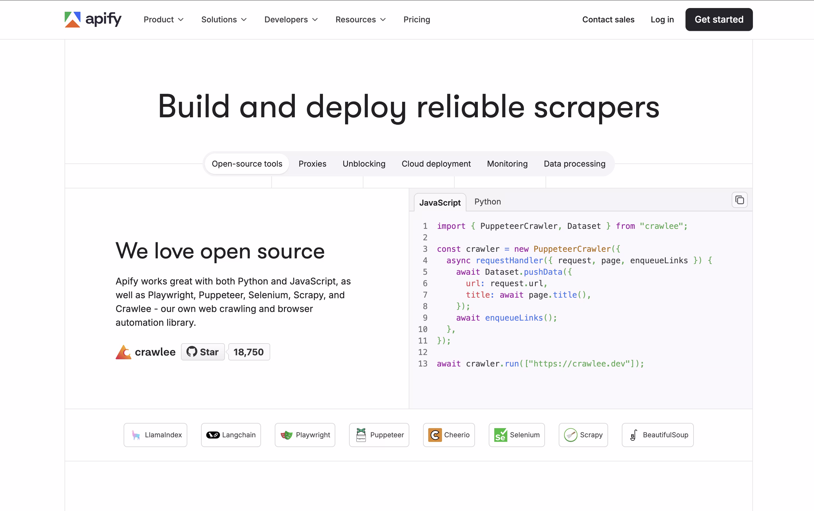 Apify screenshot 3