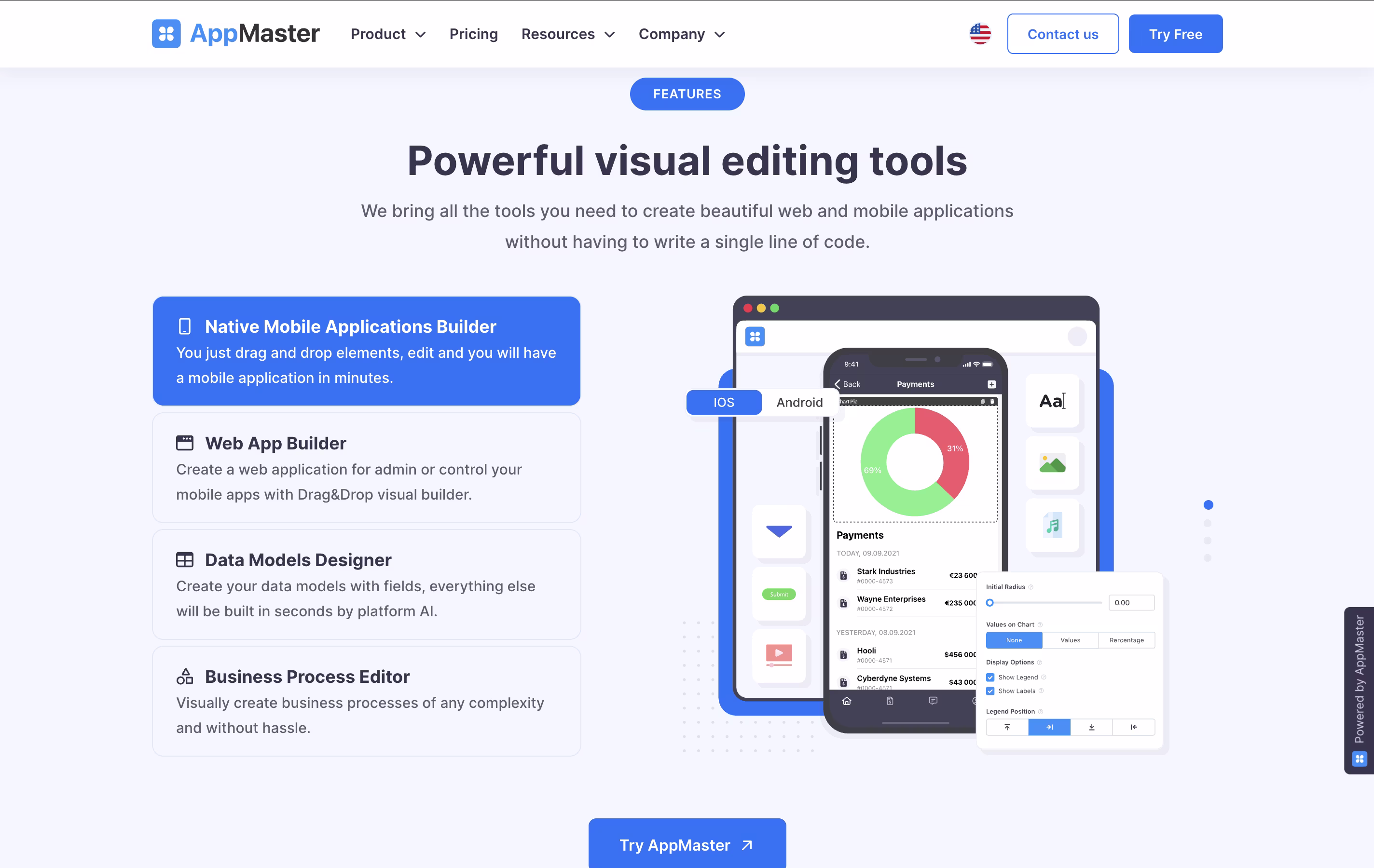 AppMaster.io screenshot 2
