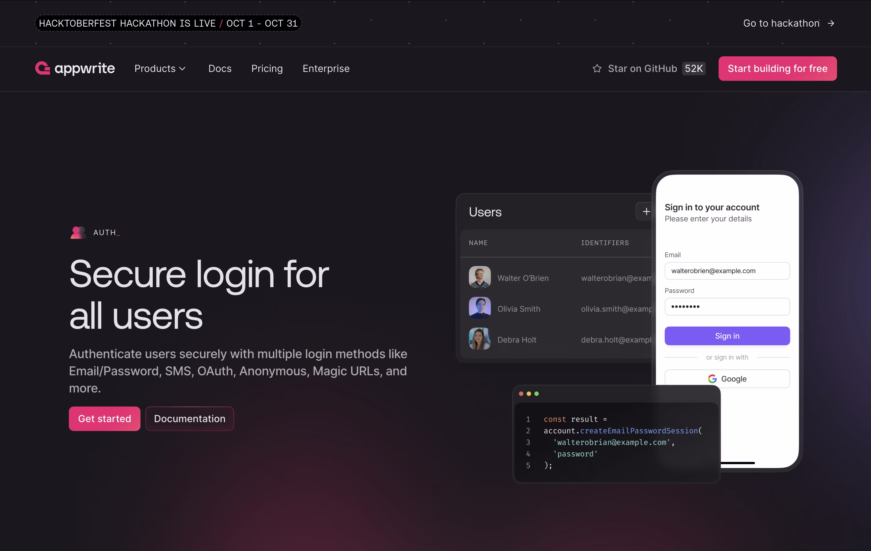 Appwrite screenshot 5