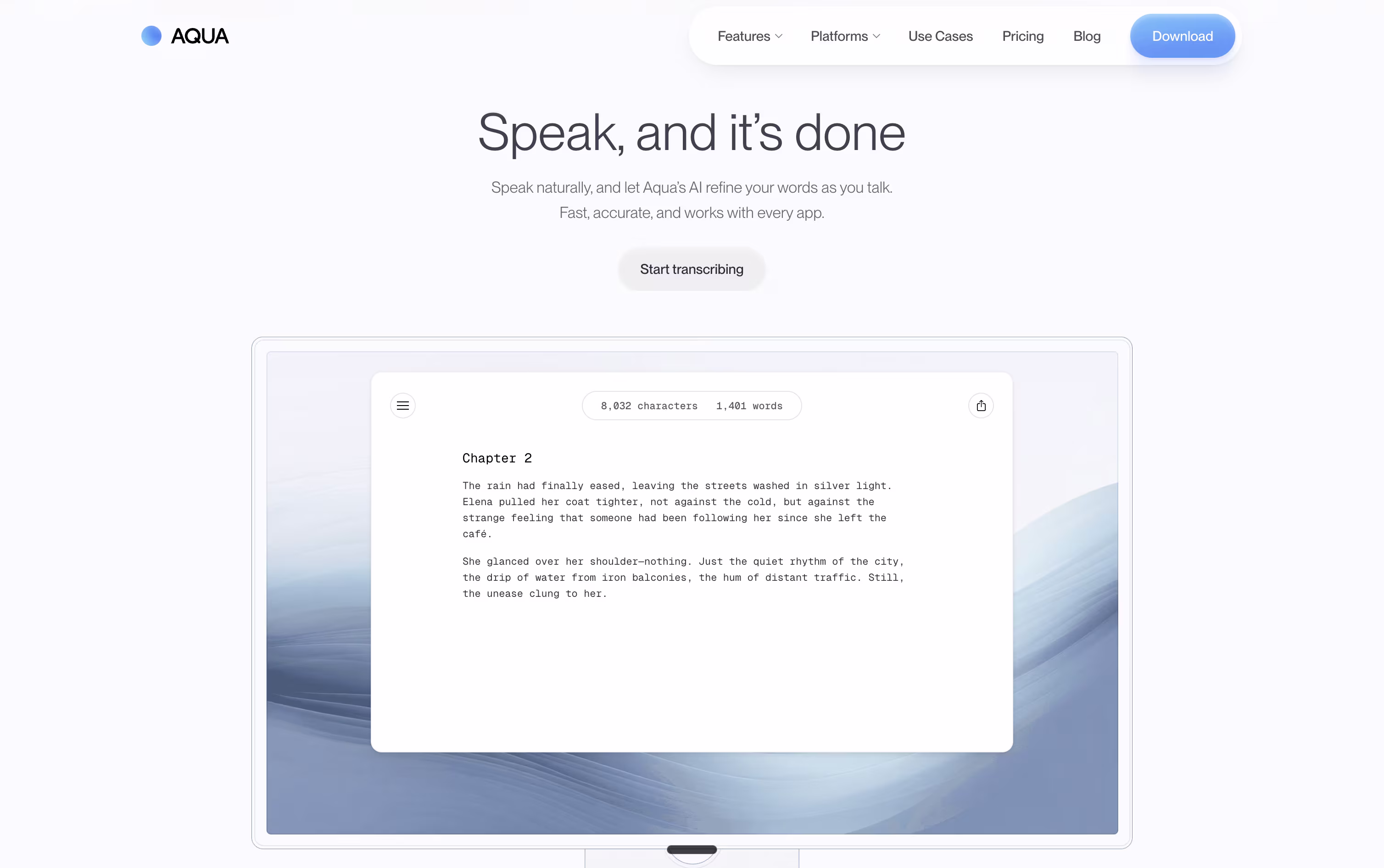 Aqua Voice screenshot 2