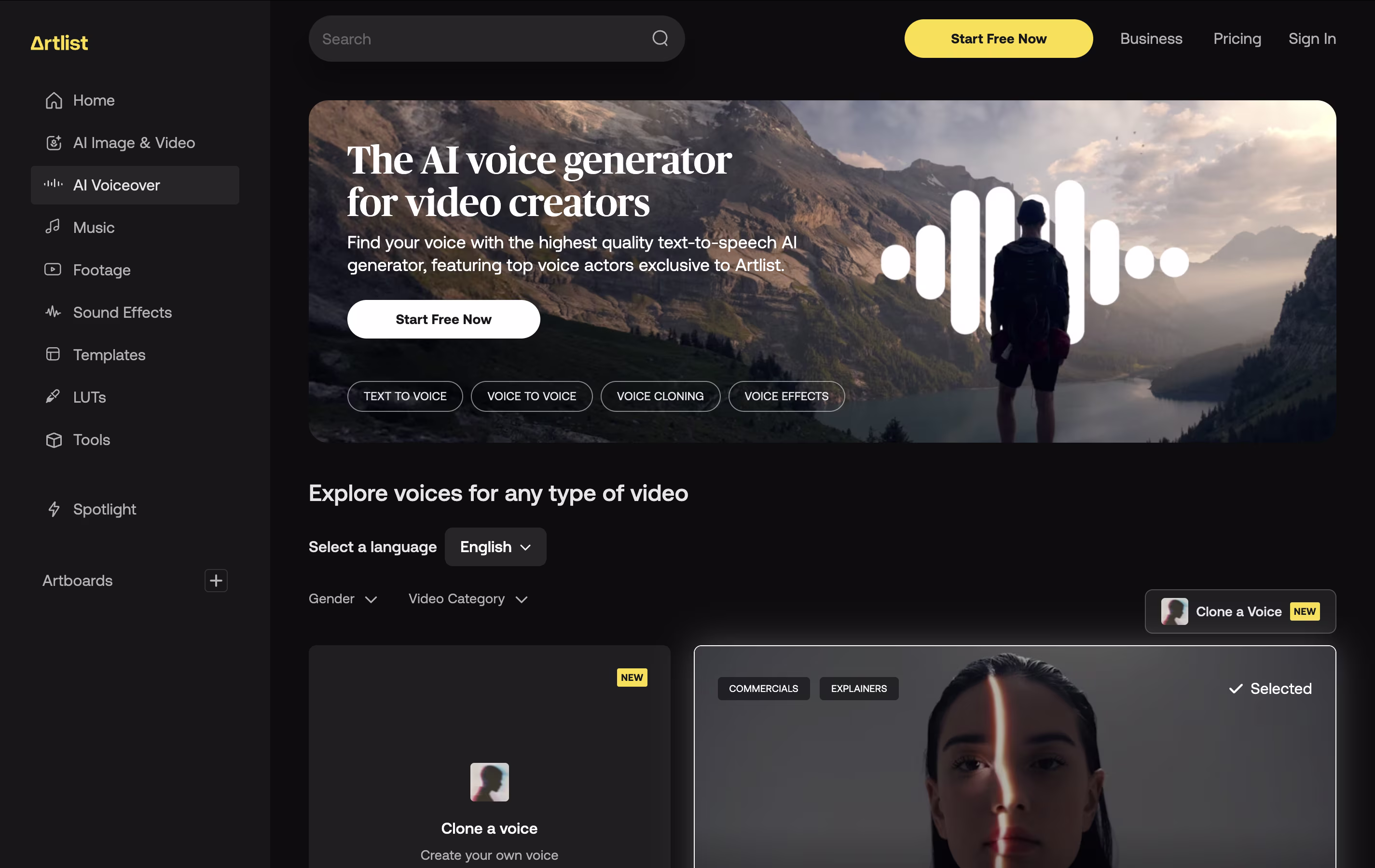 Artlist screenshot 6