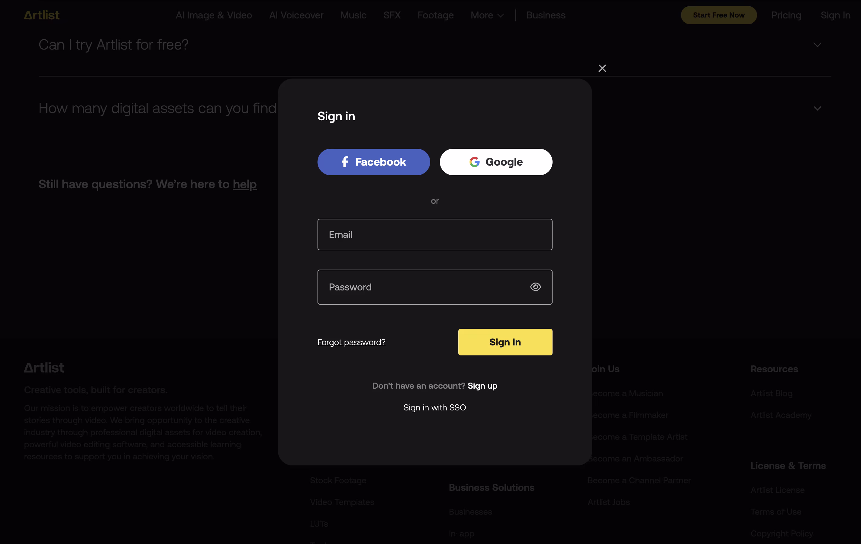 Artlist screenshot 7