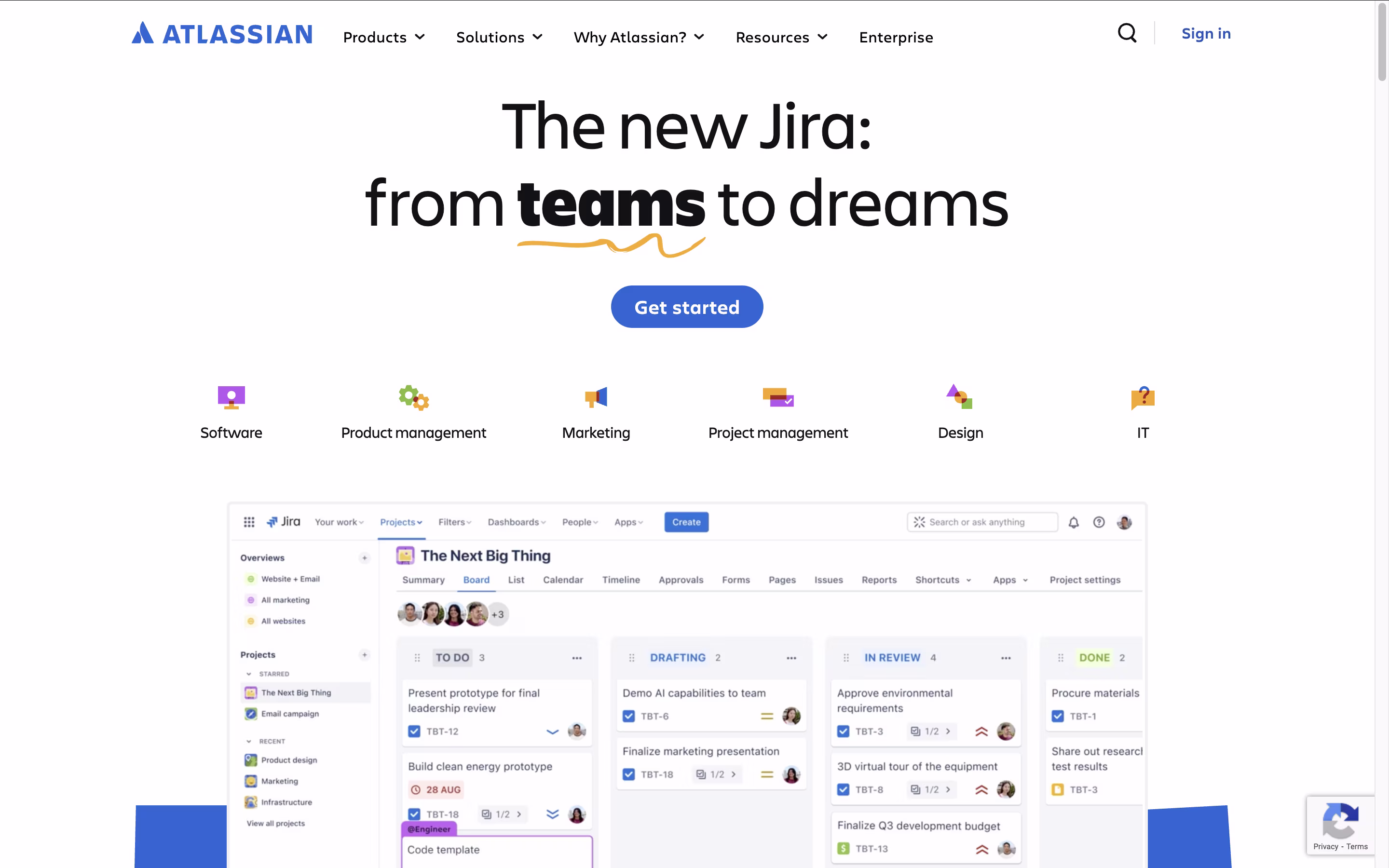 Atlassian screenshot Atlassian screenshot