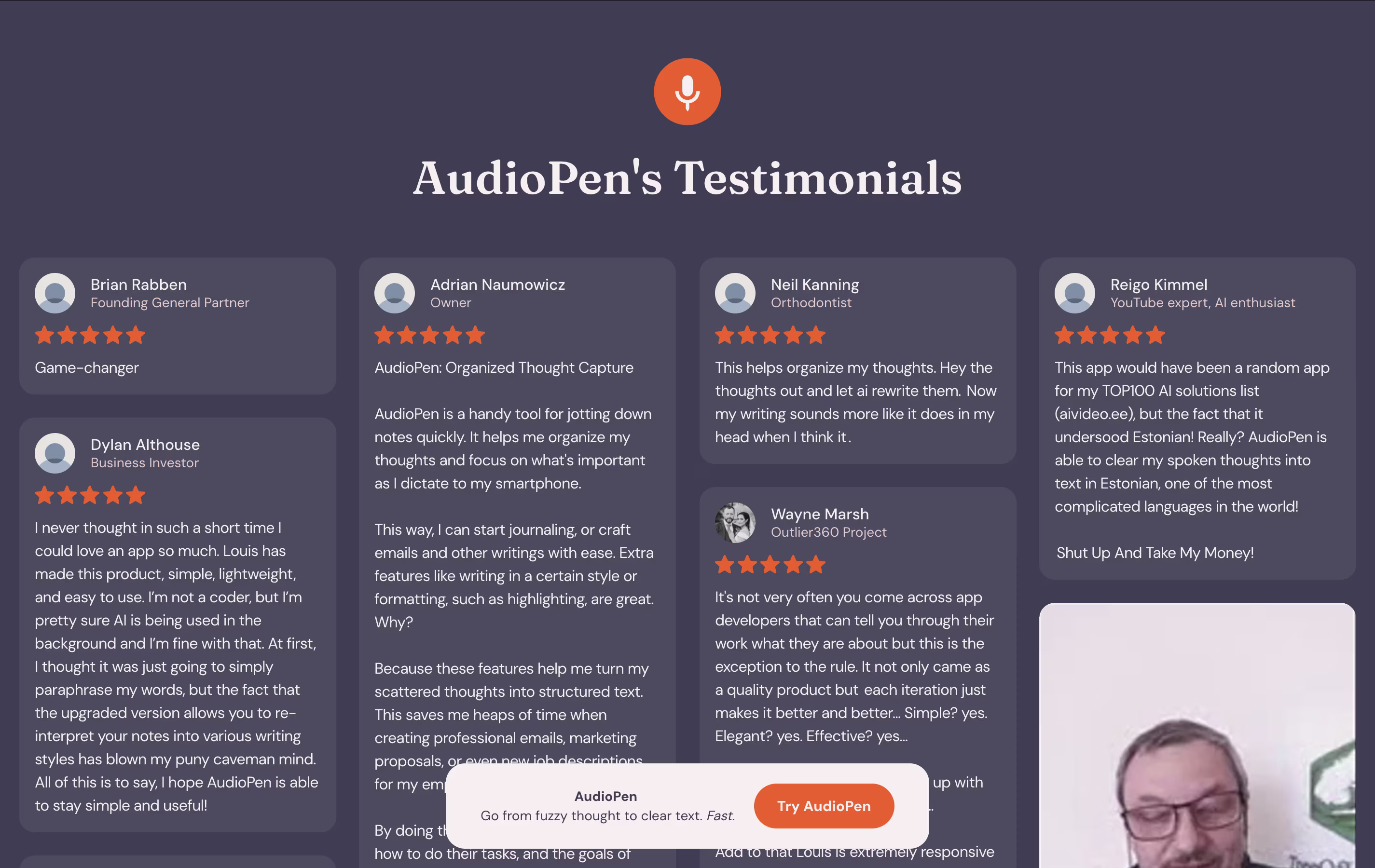 AudioPen screenshot 4