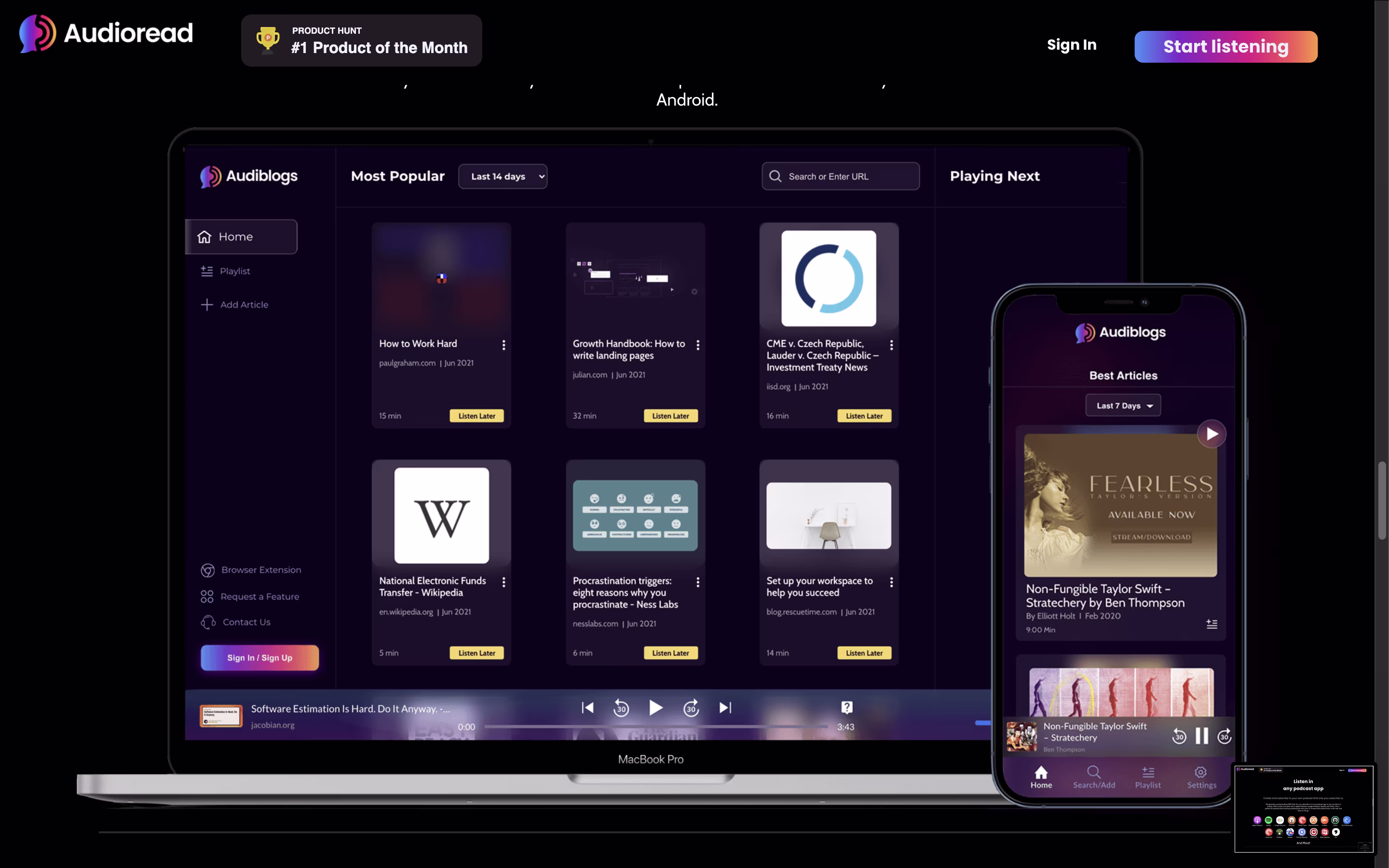 Audioread screenshot 4