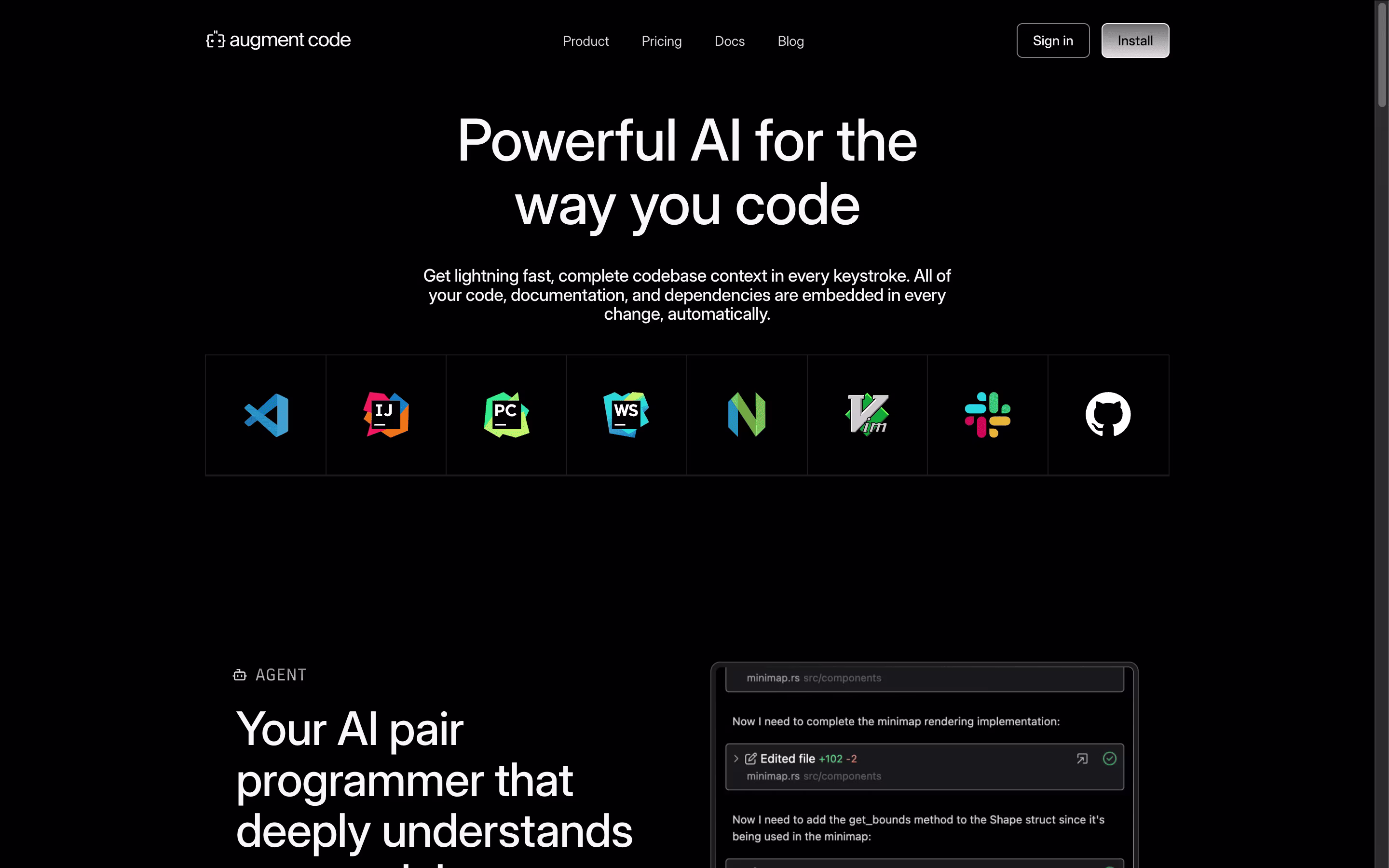 Augment Code screenshot 2
