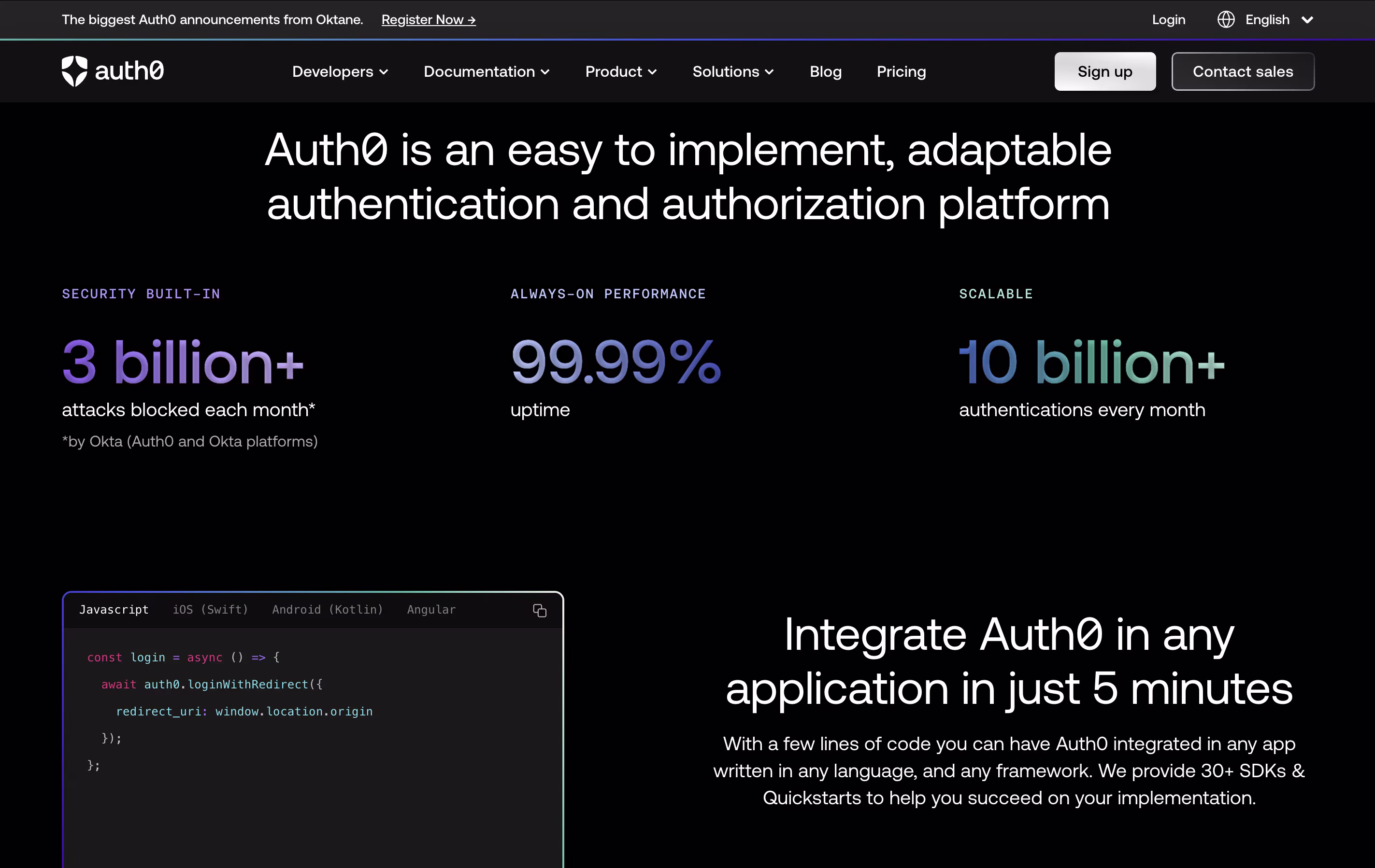 Auth0 screenshot 2