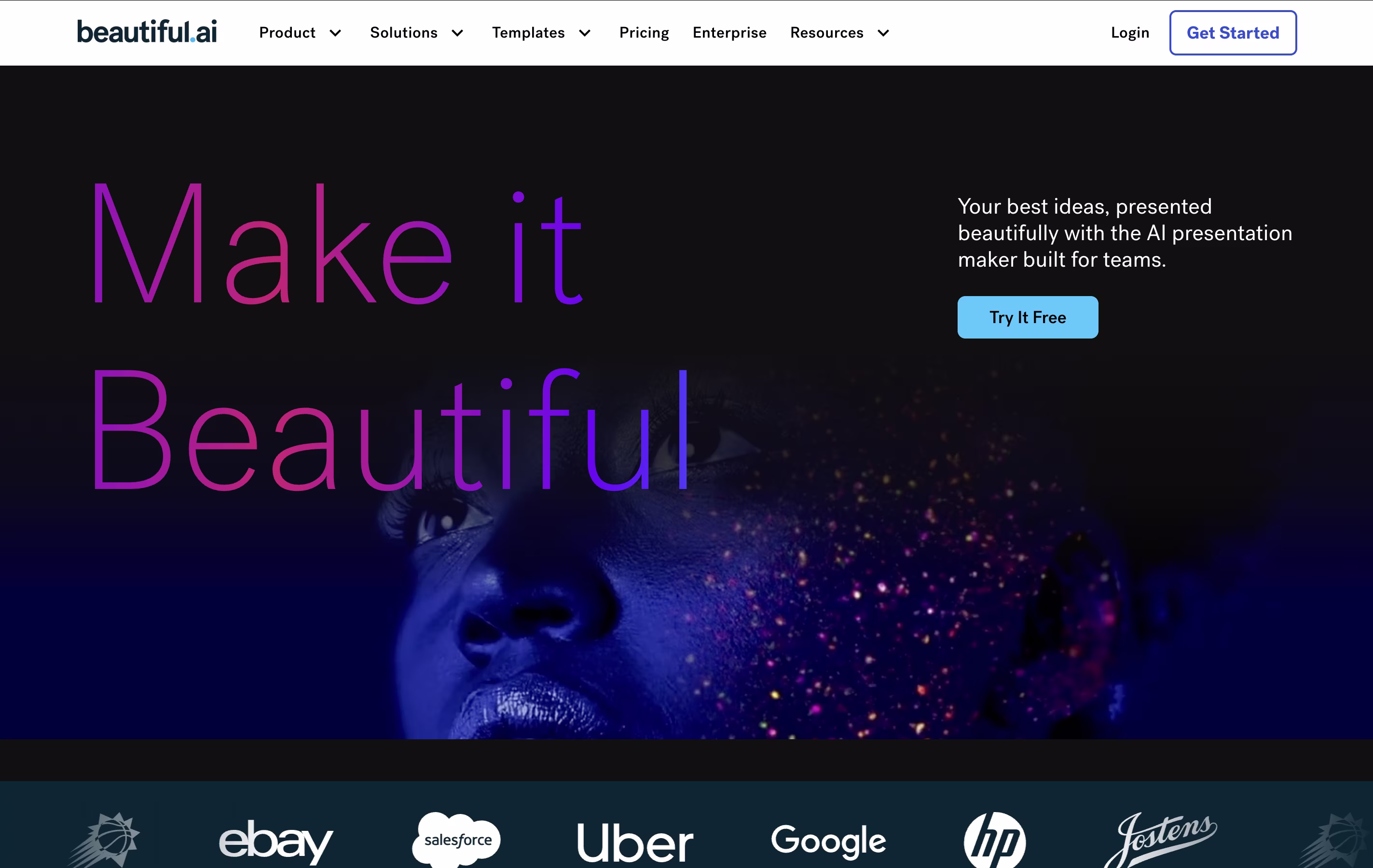 Beautiful.ai screenshot Beautiful.ai screenshot