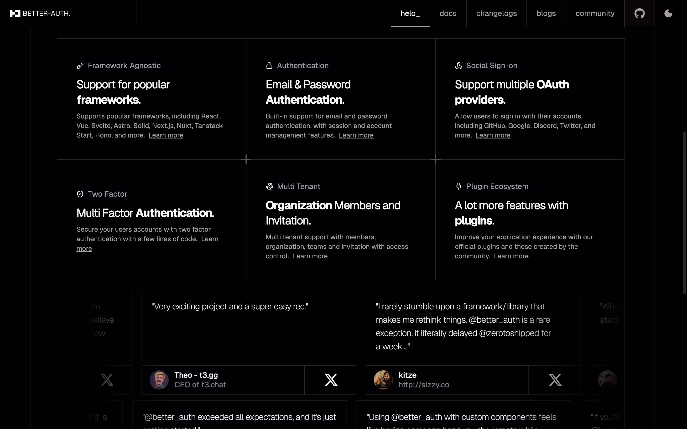 Better Auth screenshot 2