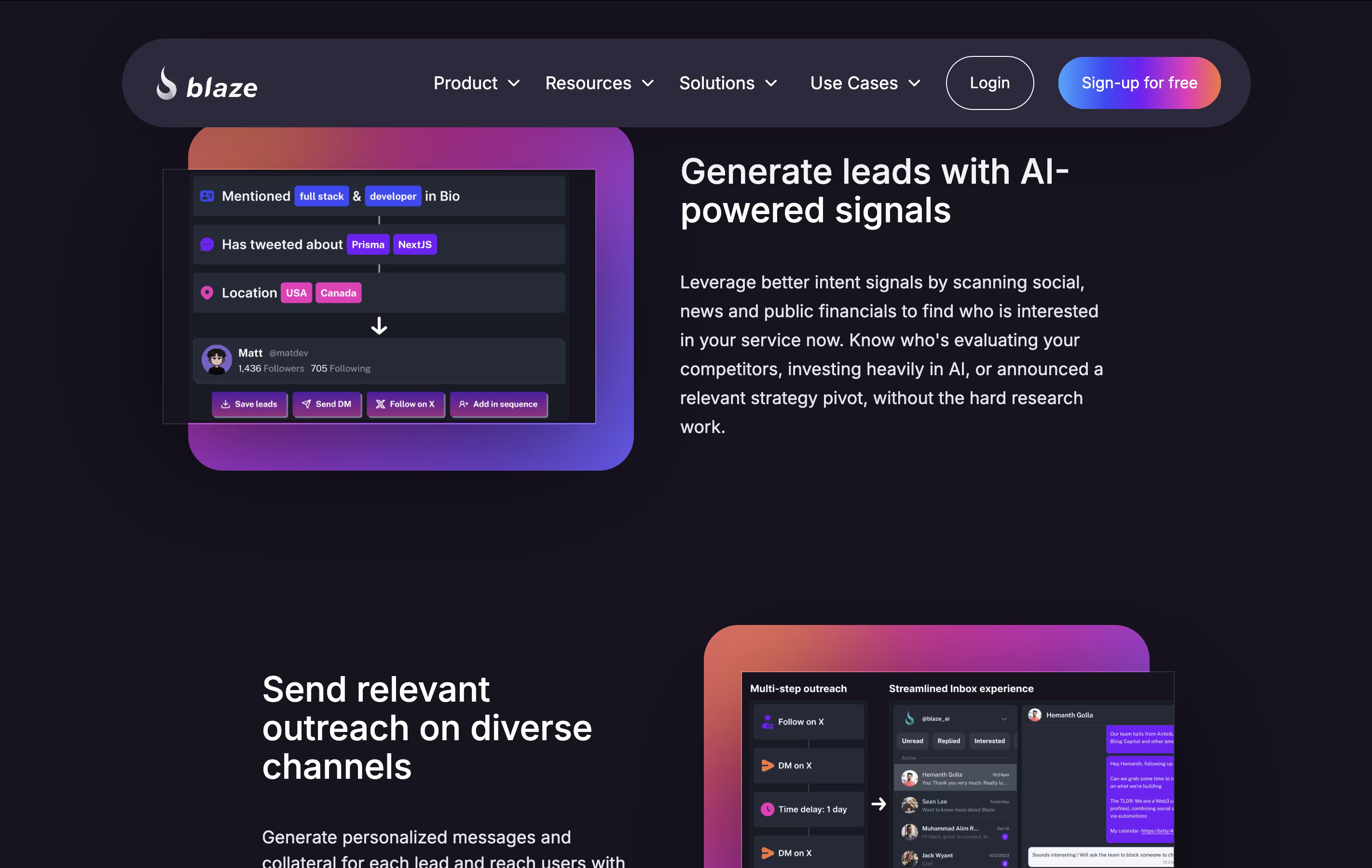 Blaze screenshot 2