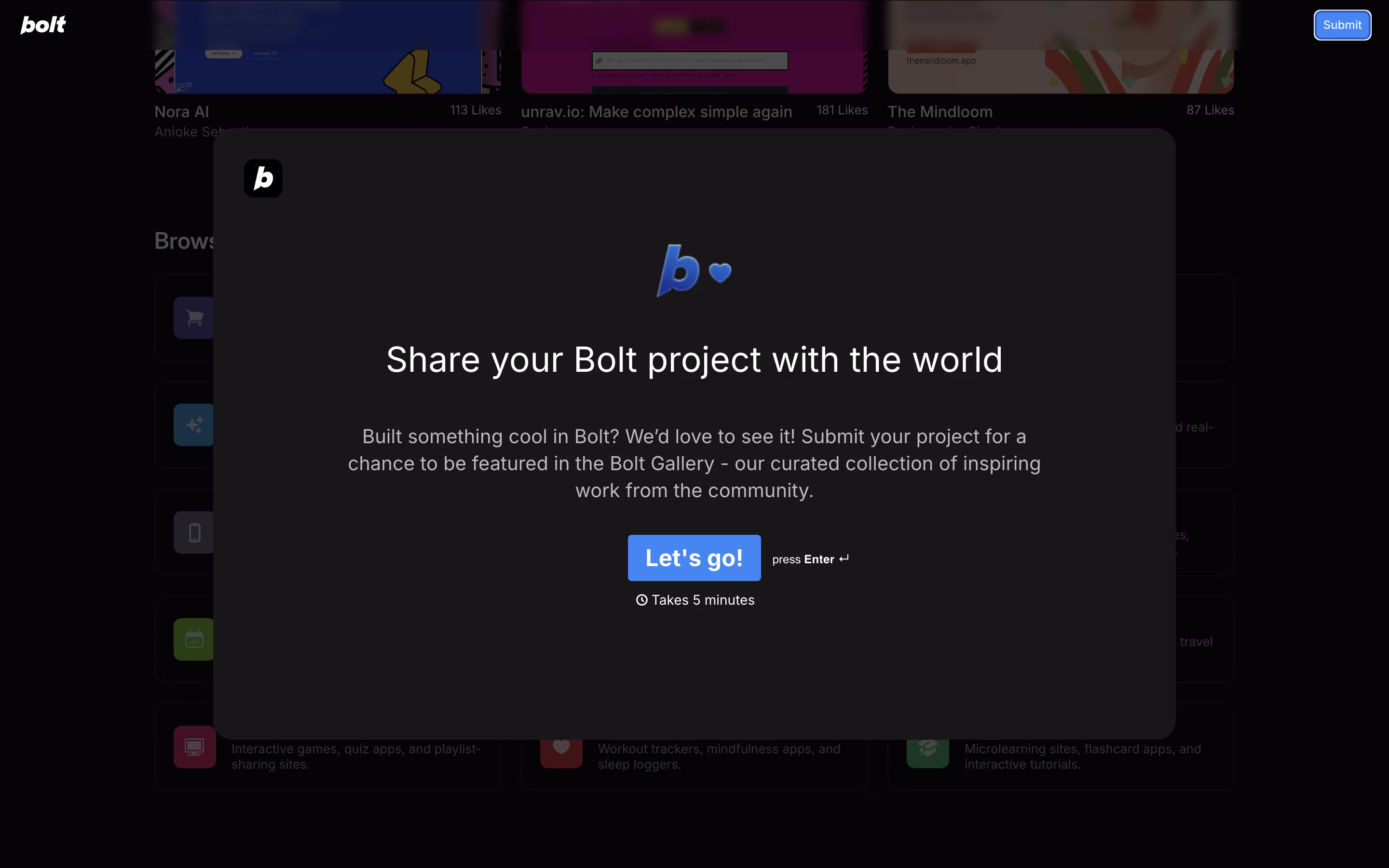 Bolt.new screenshot 5