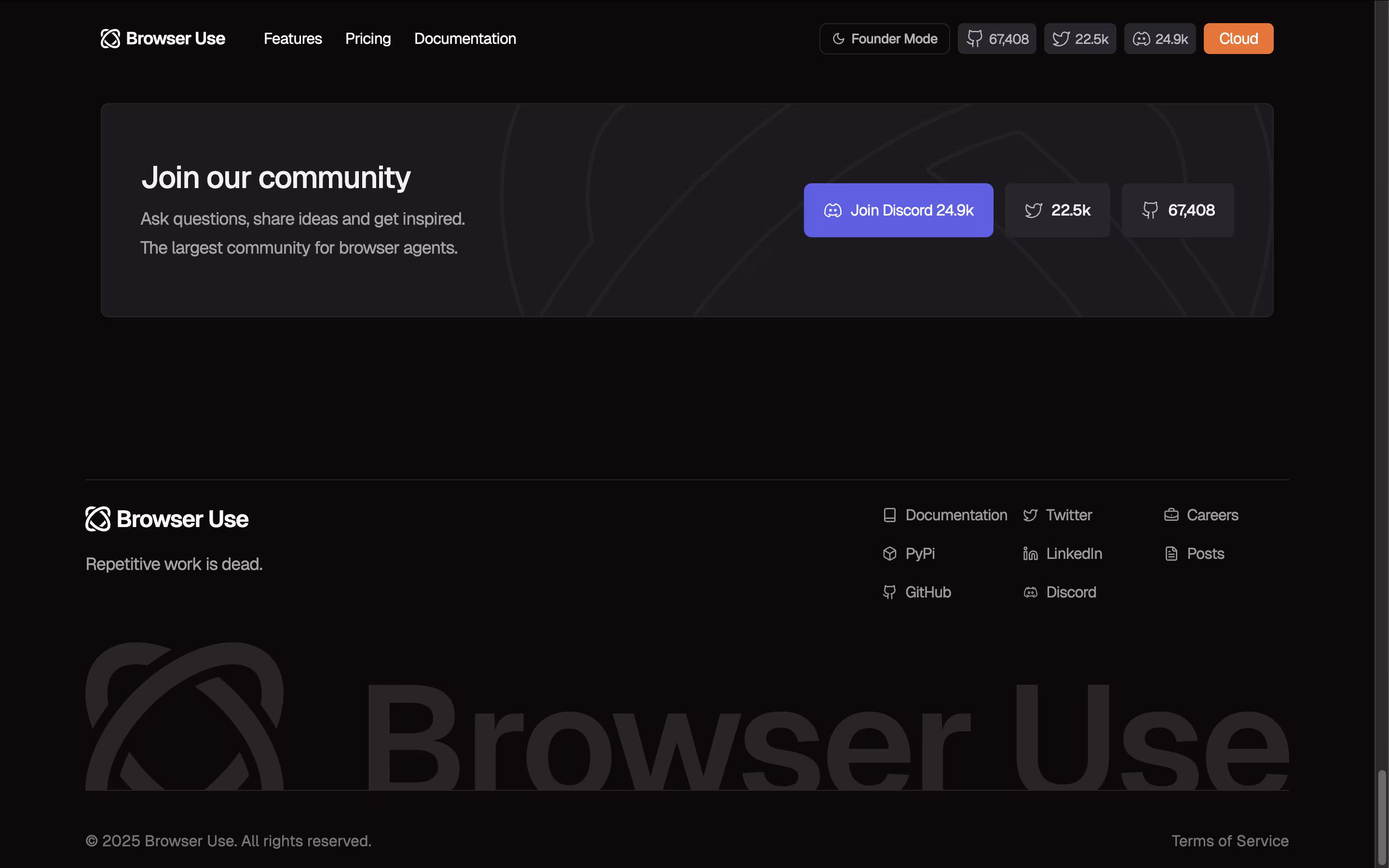 Browser Use screenshot 5