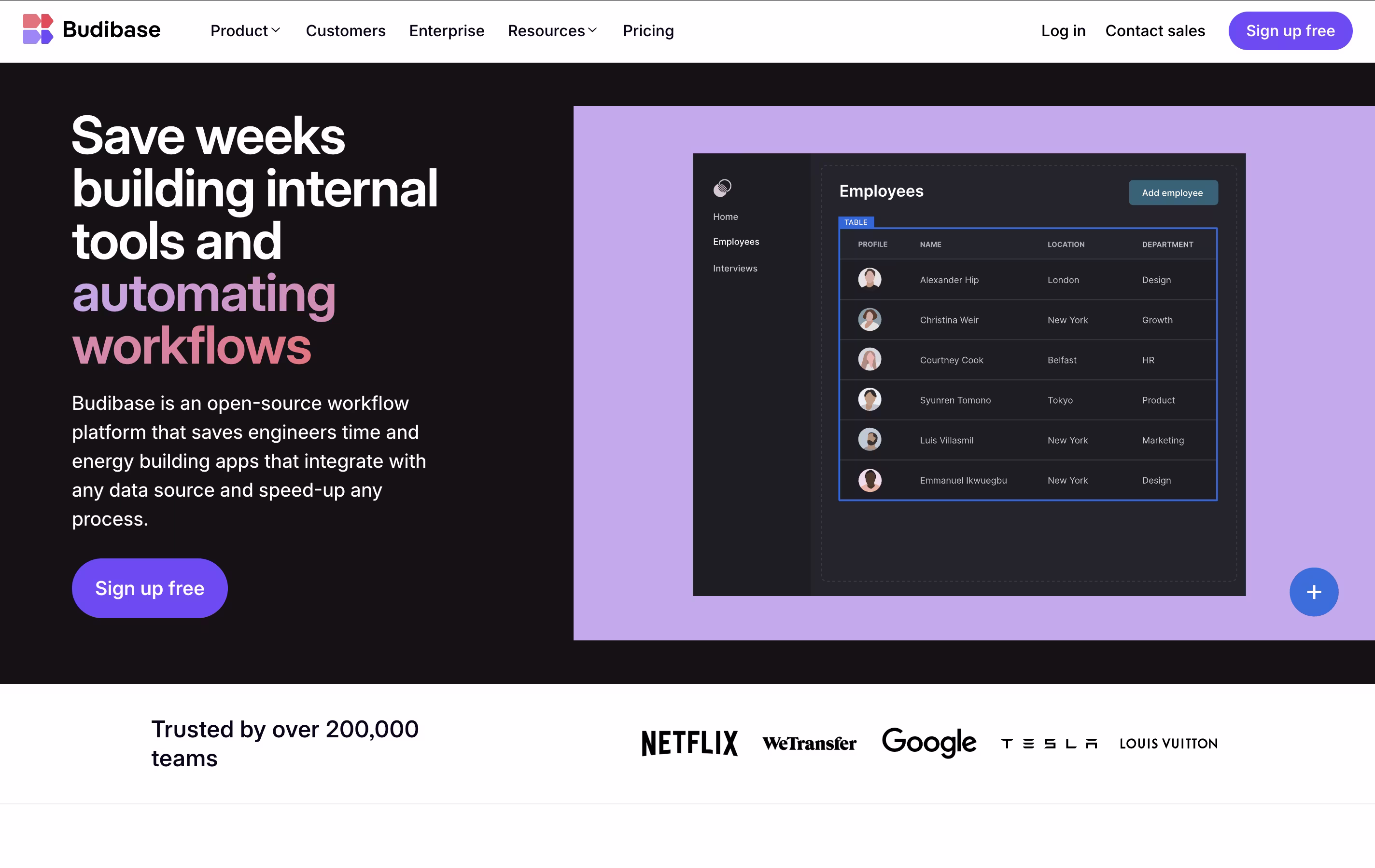 Budibase screenshot Budibase screenshot