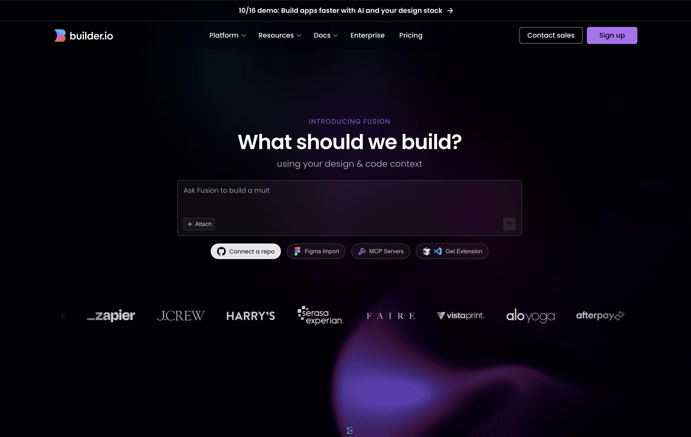 Builder.io screenshot Builder.io screenshot
