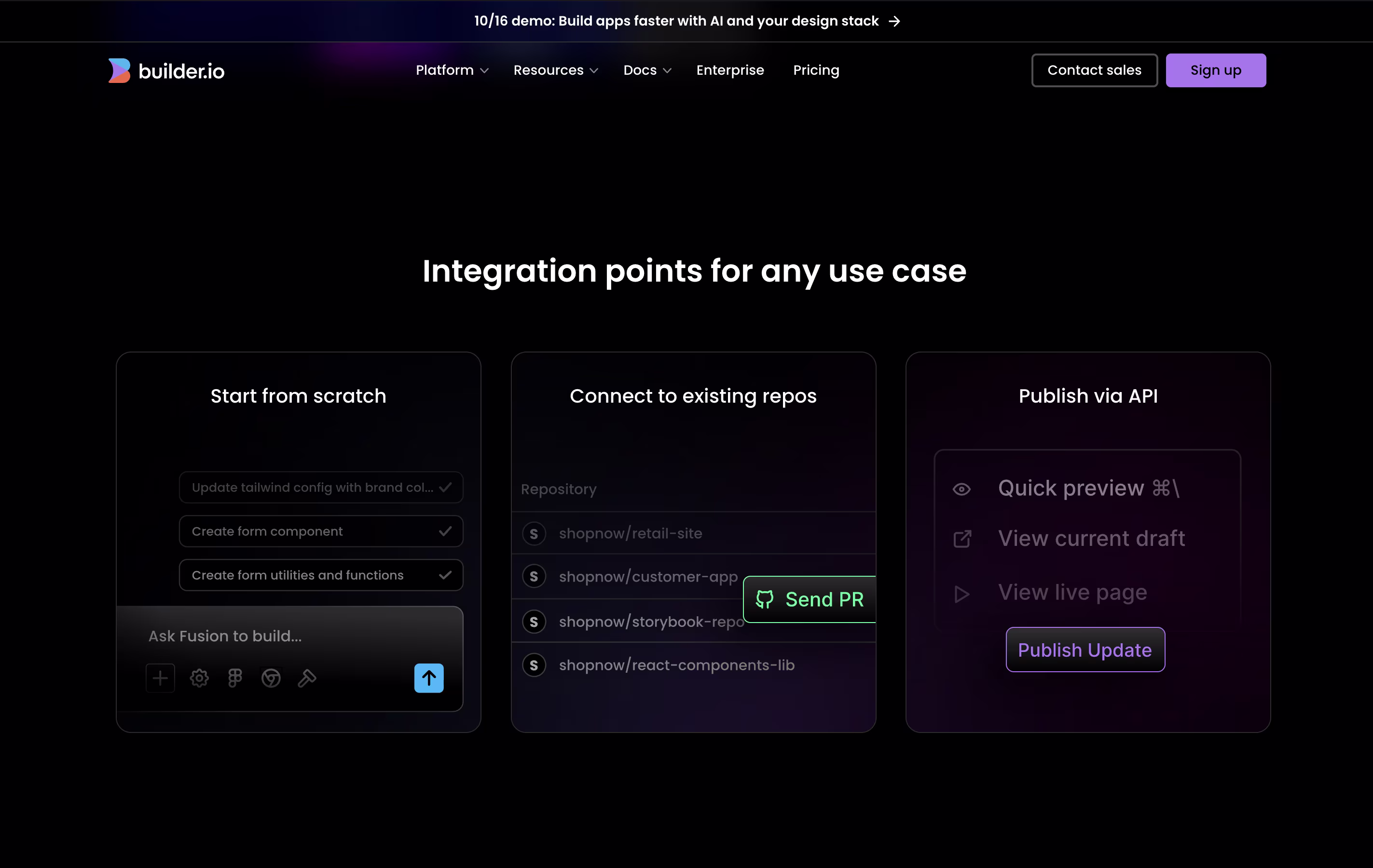 Builder.io screenshot 3