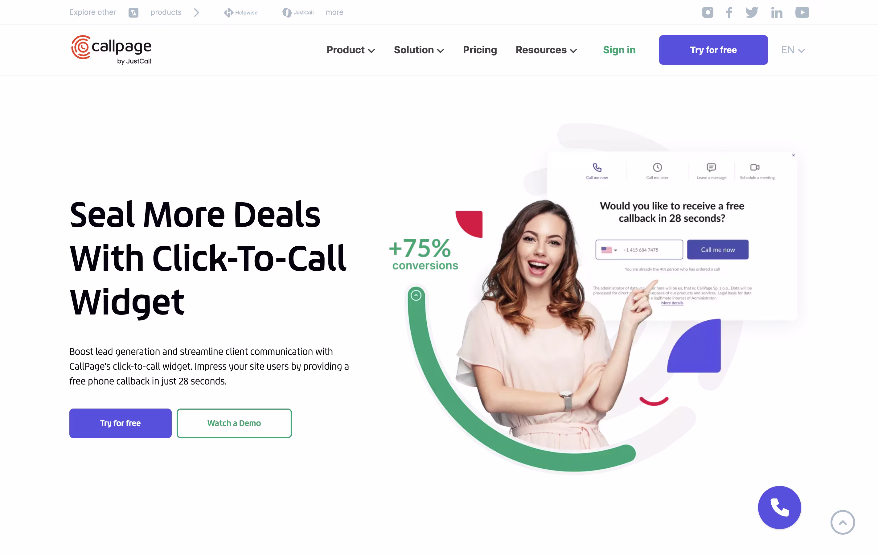 CallPage screenshot 6