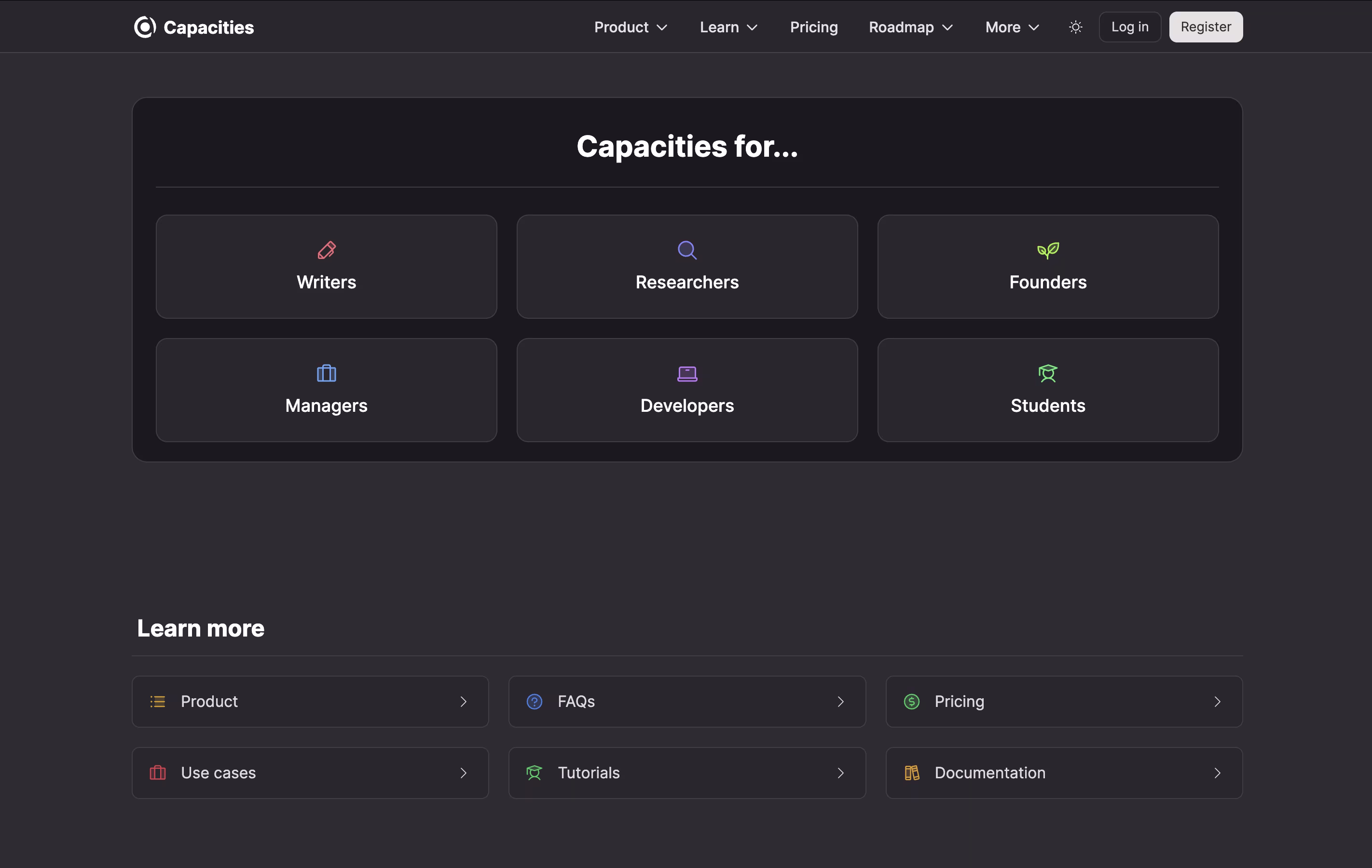 Capacities screenshot 4