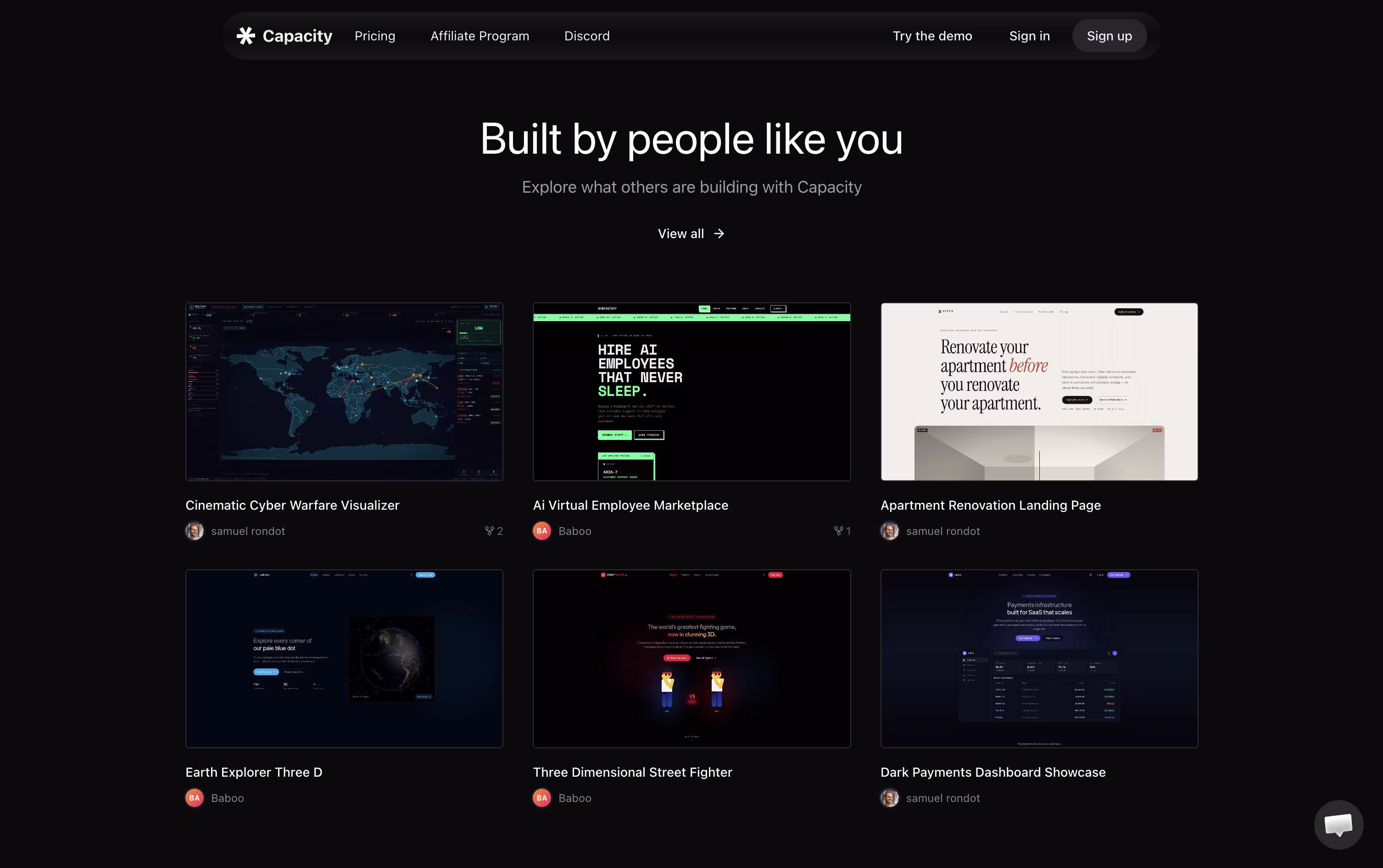 Capacity screenshot 2