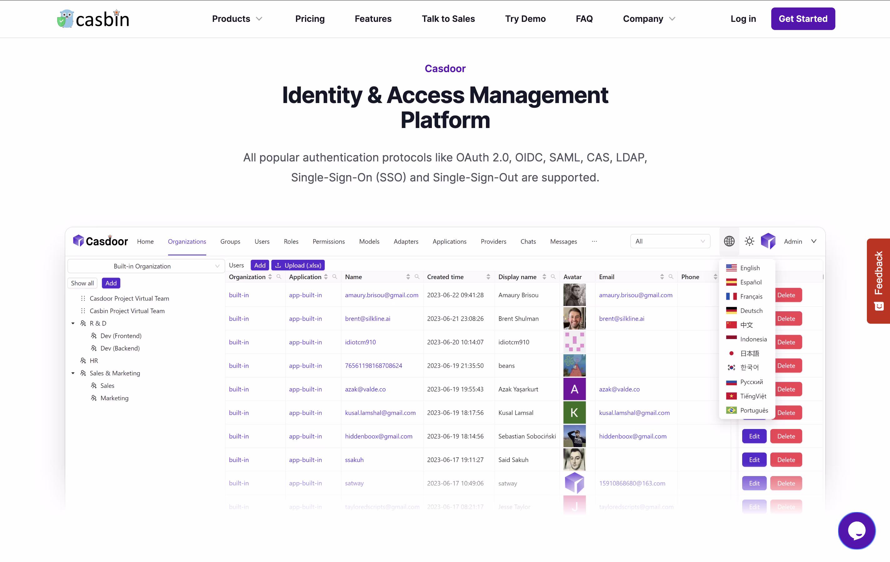 Casdoor screenshot 3