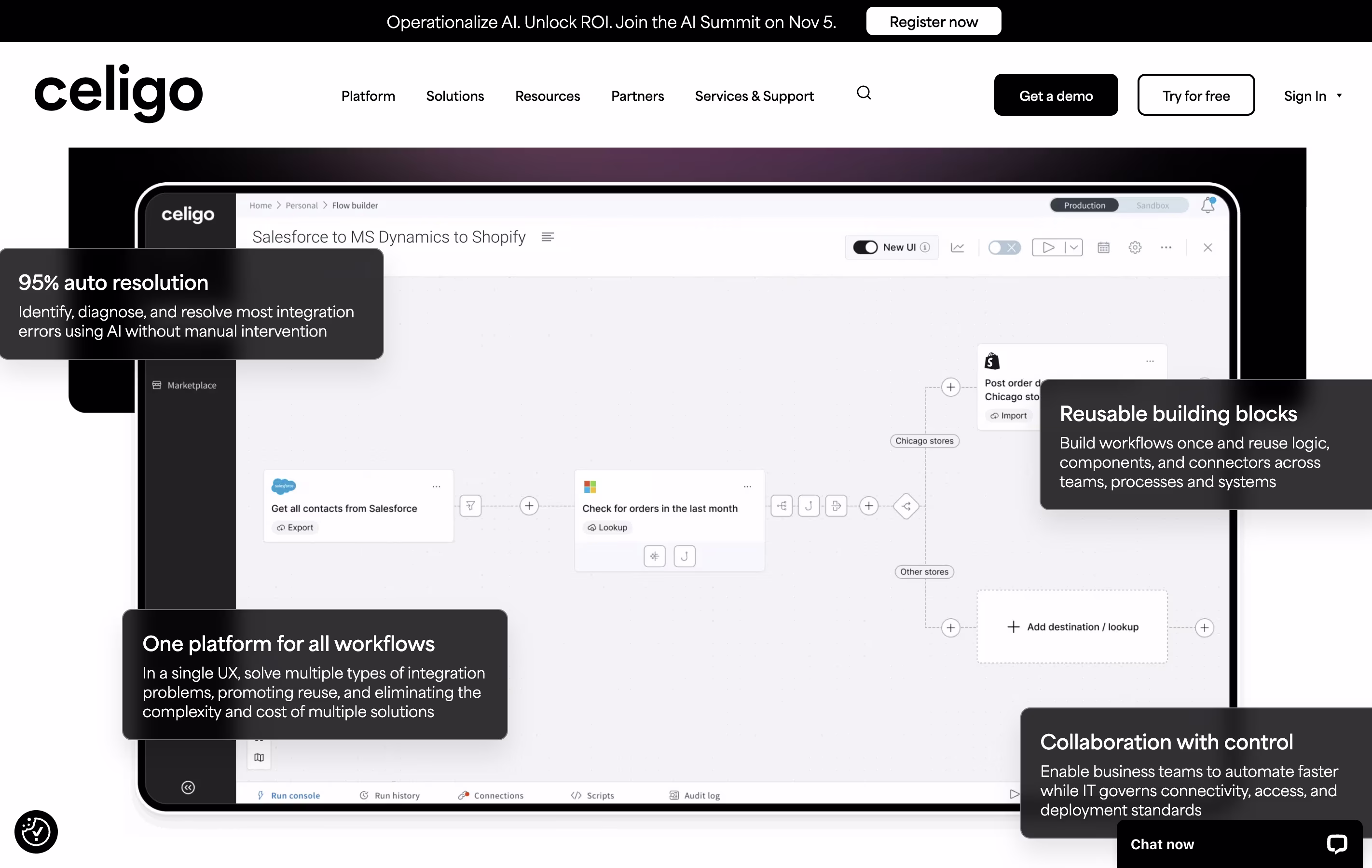 Celigo screenshot 2