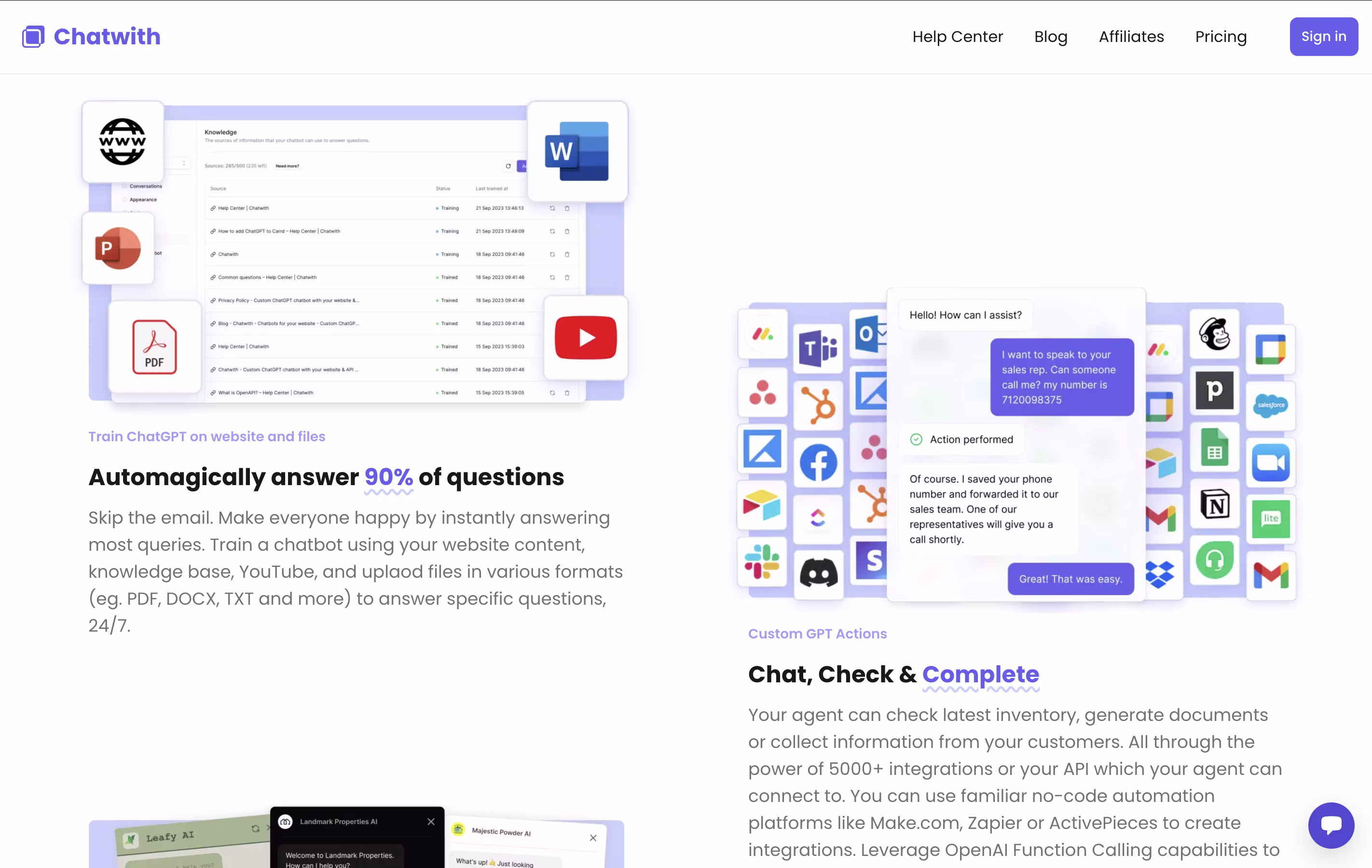 Chatwith screenshot 2