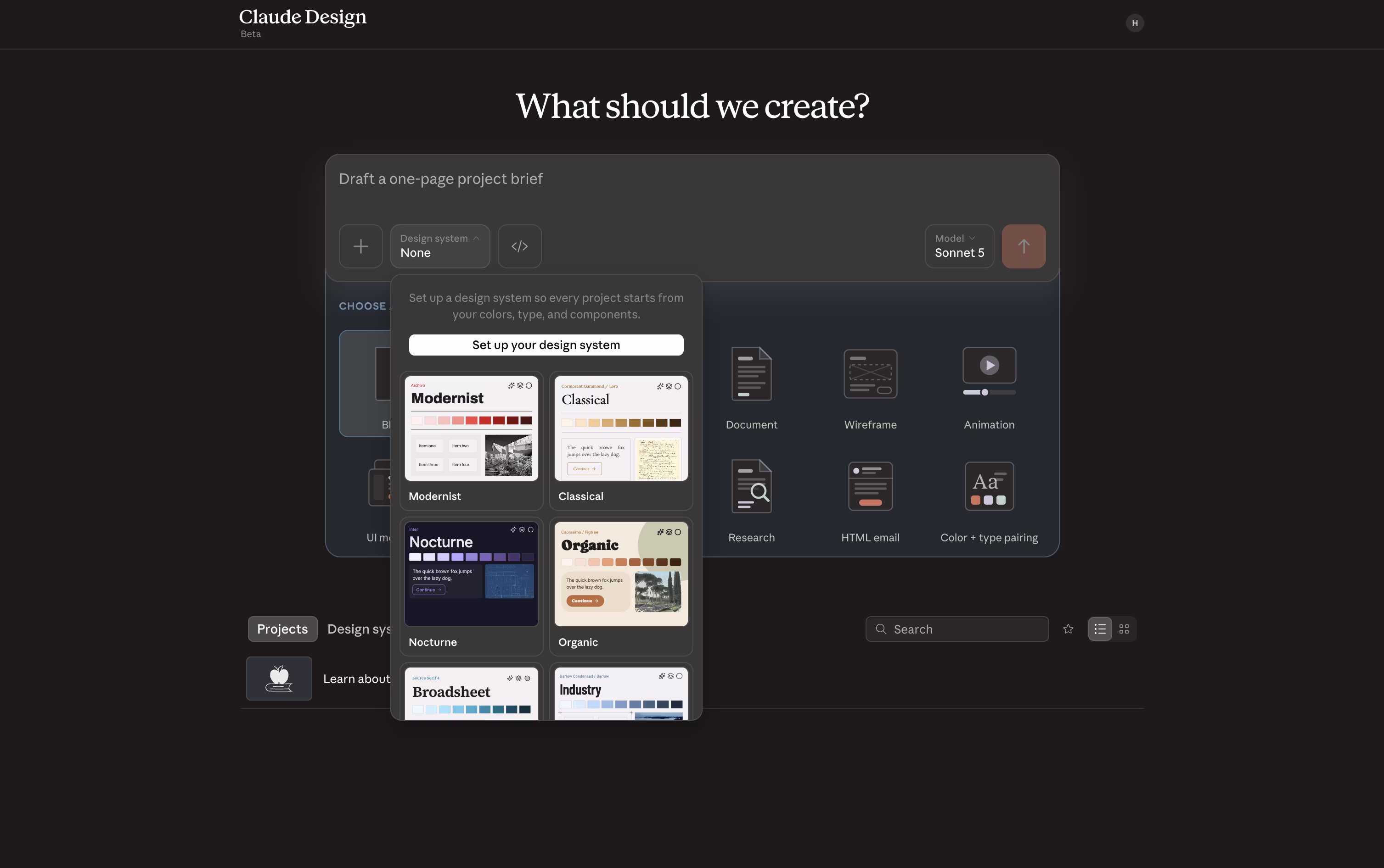 Claude Design screenshot 5