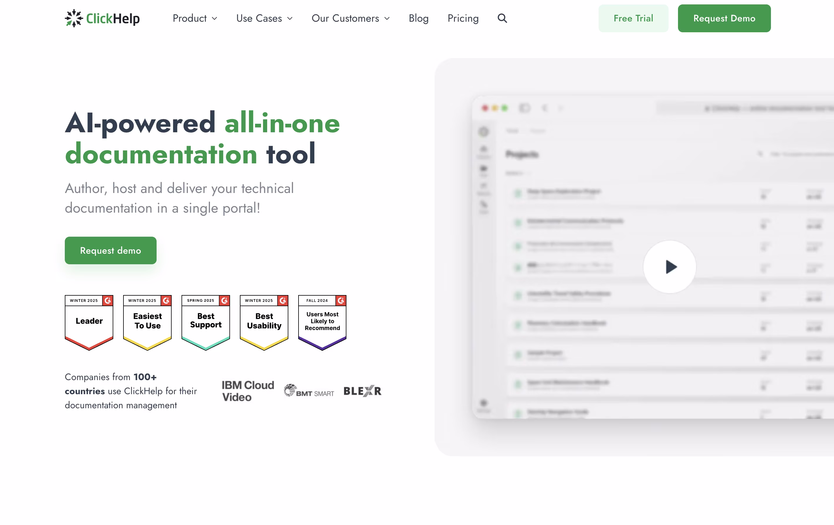 ClickHelp screenshot
