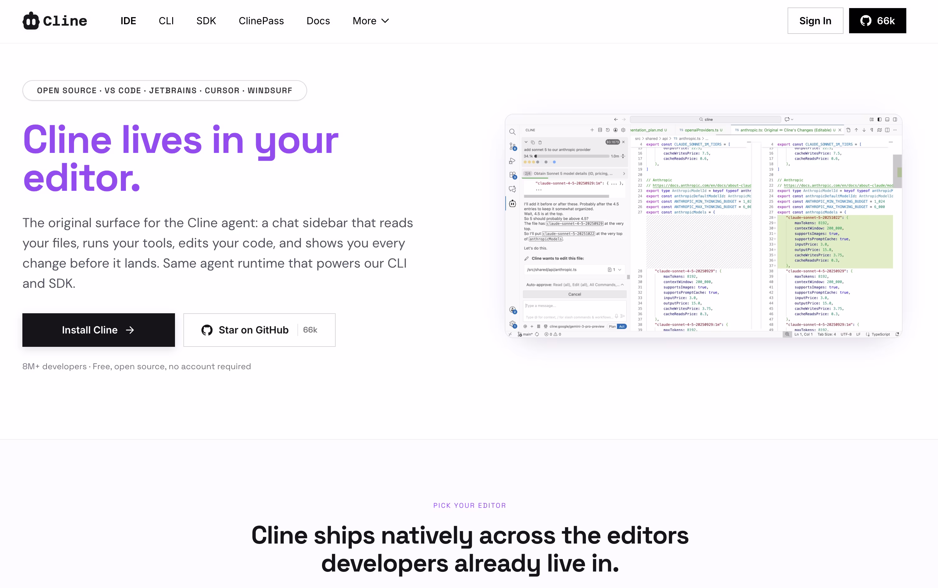 Cline screenshot 4