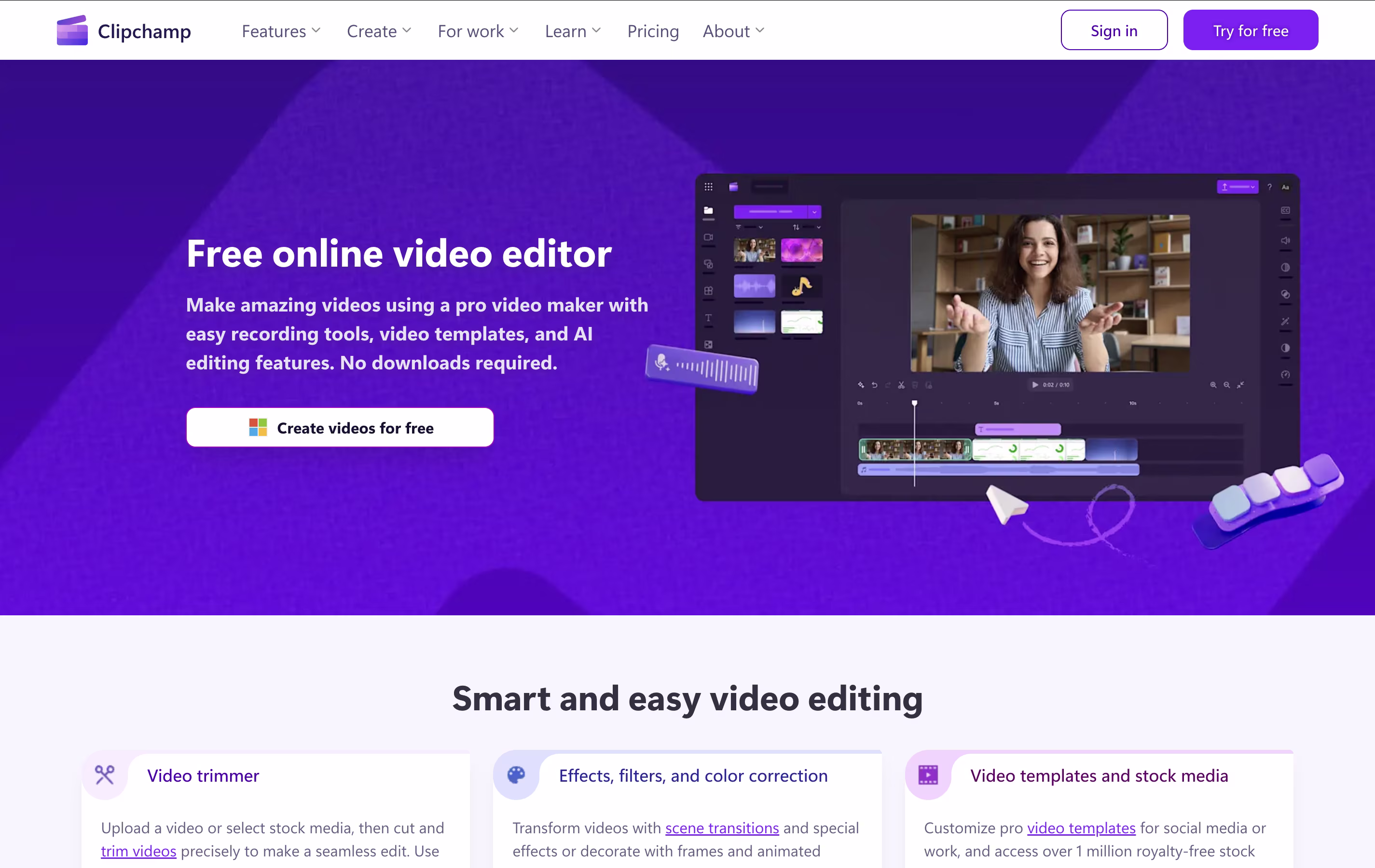 Clipchamp screenshot 4