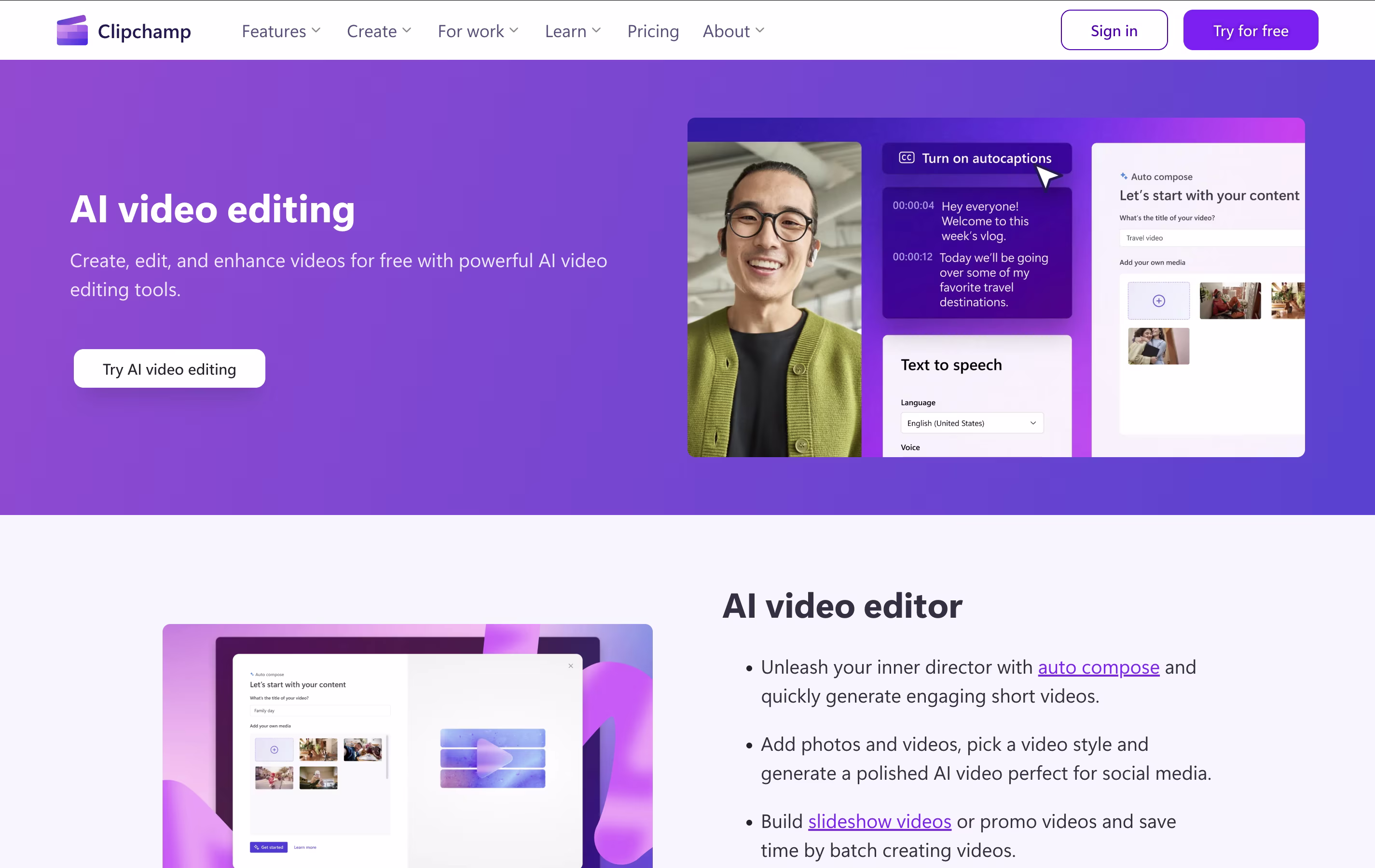 Clipchamp screenshot 5