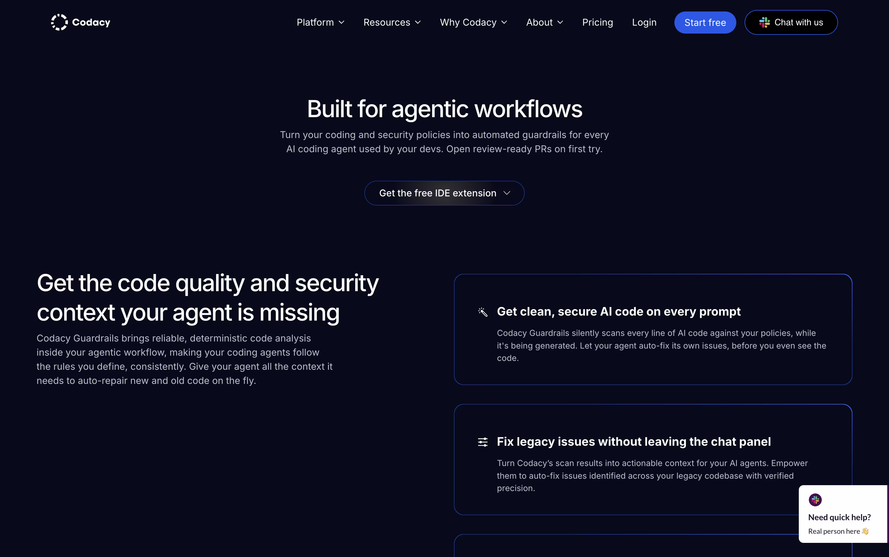 Codacy screenshot 5