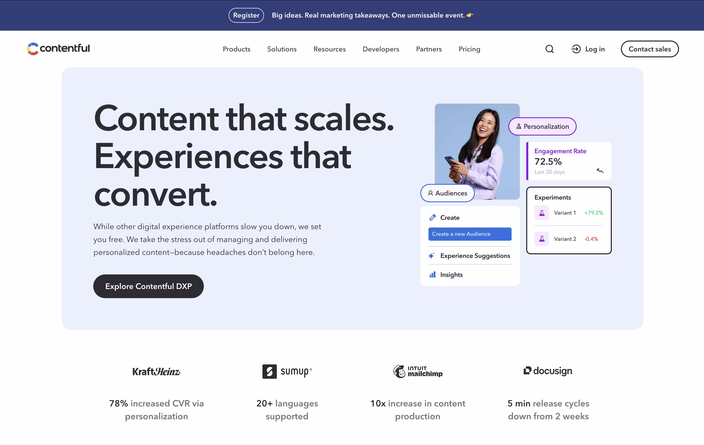 Contentful screenshot