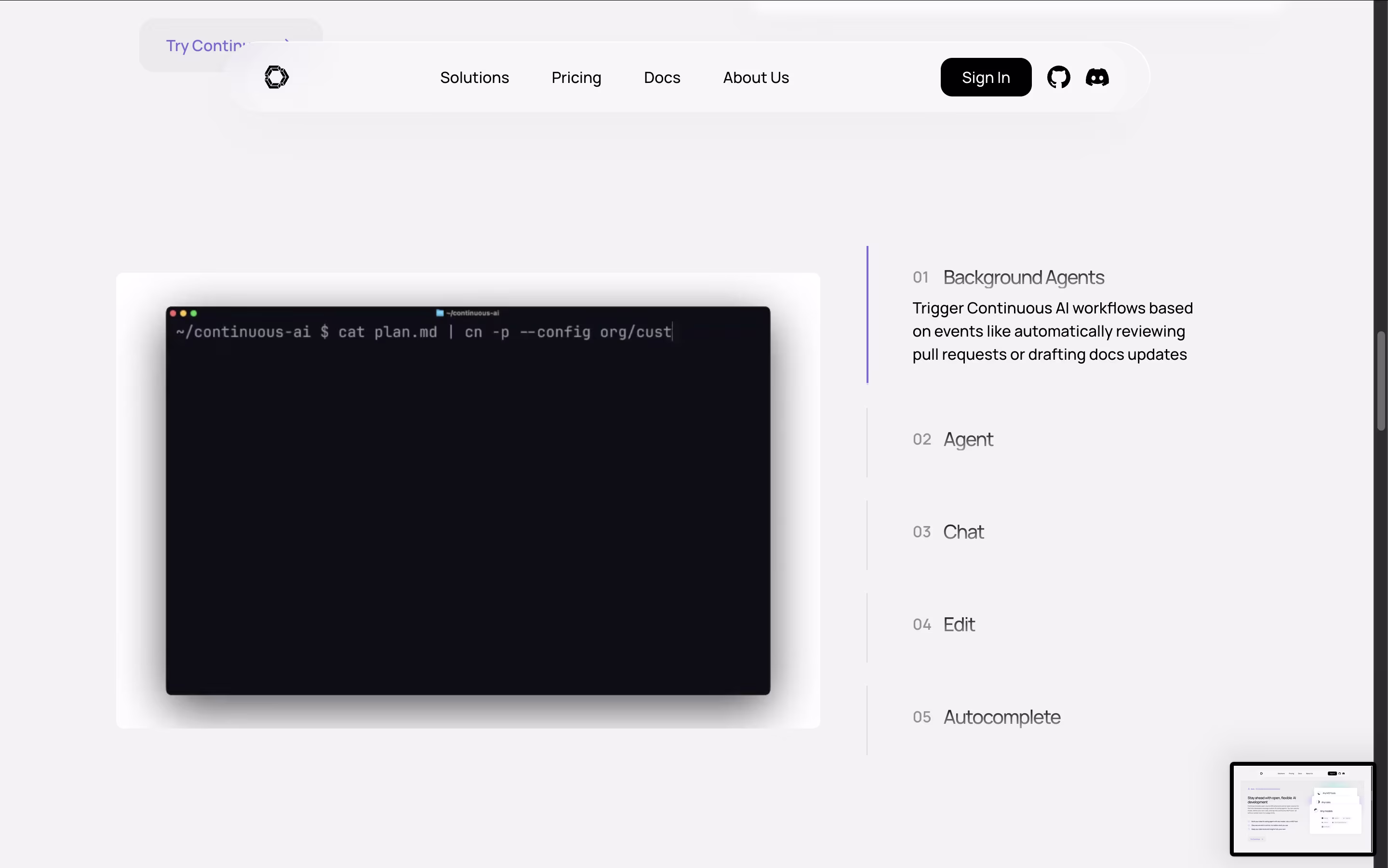 Continue screenshot 3