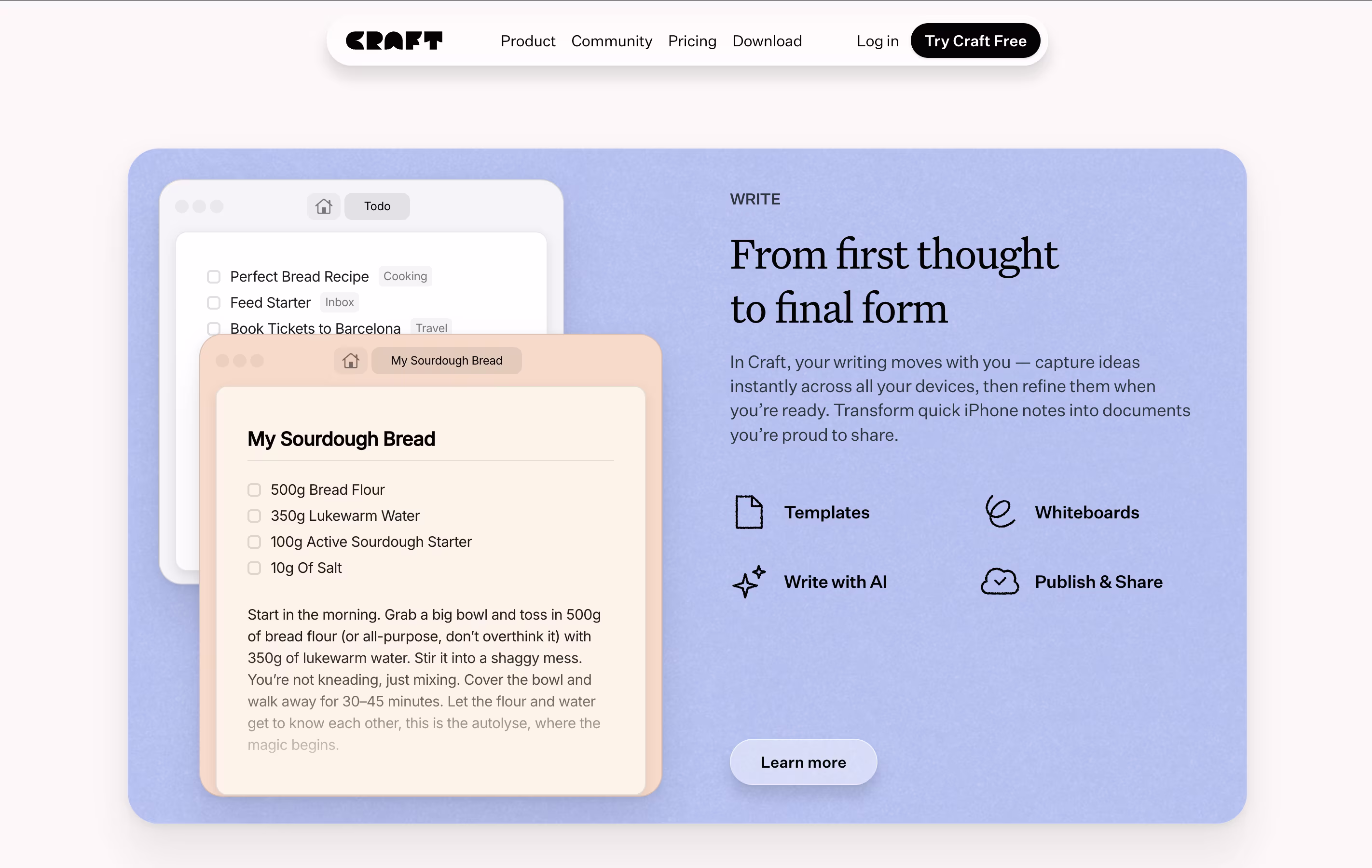 Craft screenshot 2