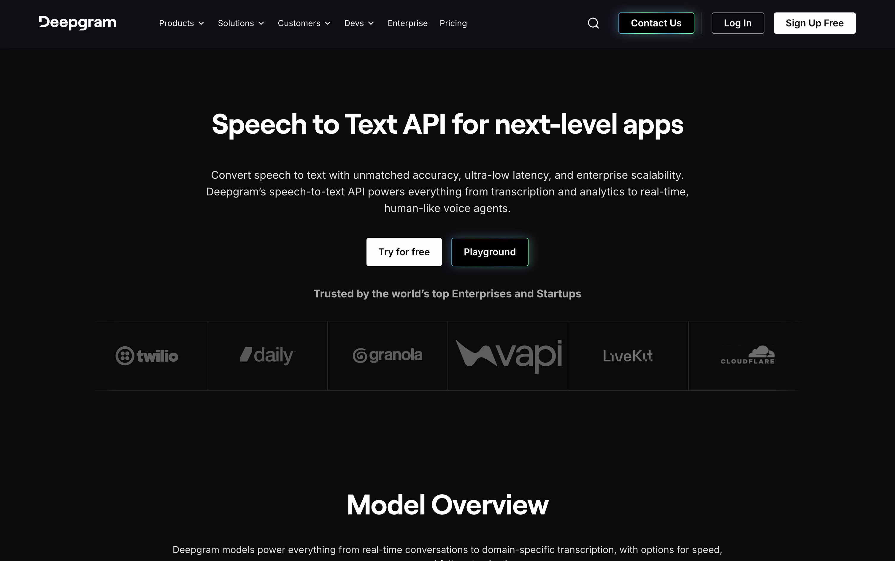 Deepgram screenshot 4