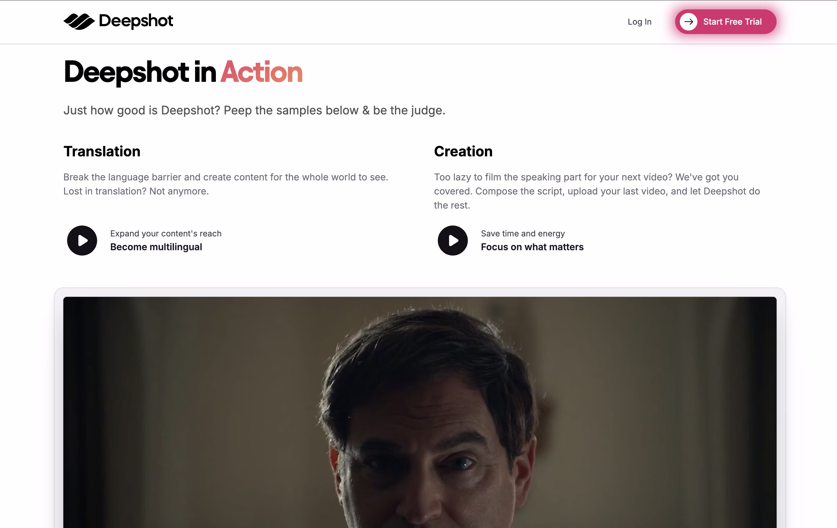 Deepshot screenshot 2