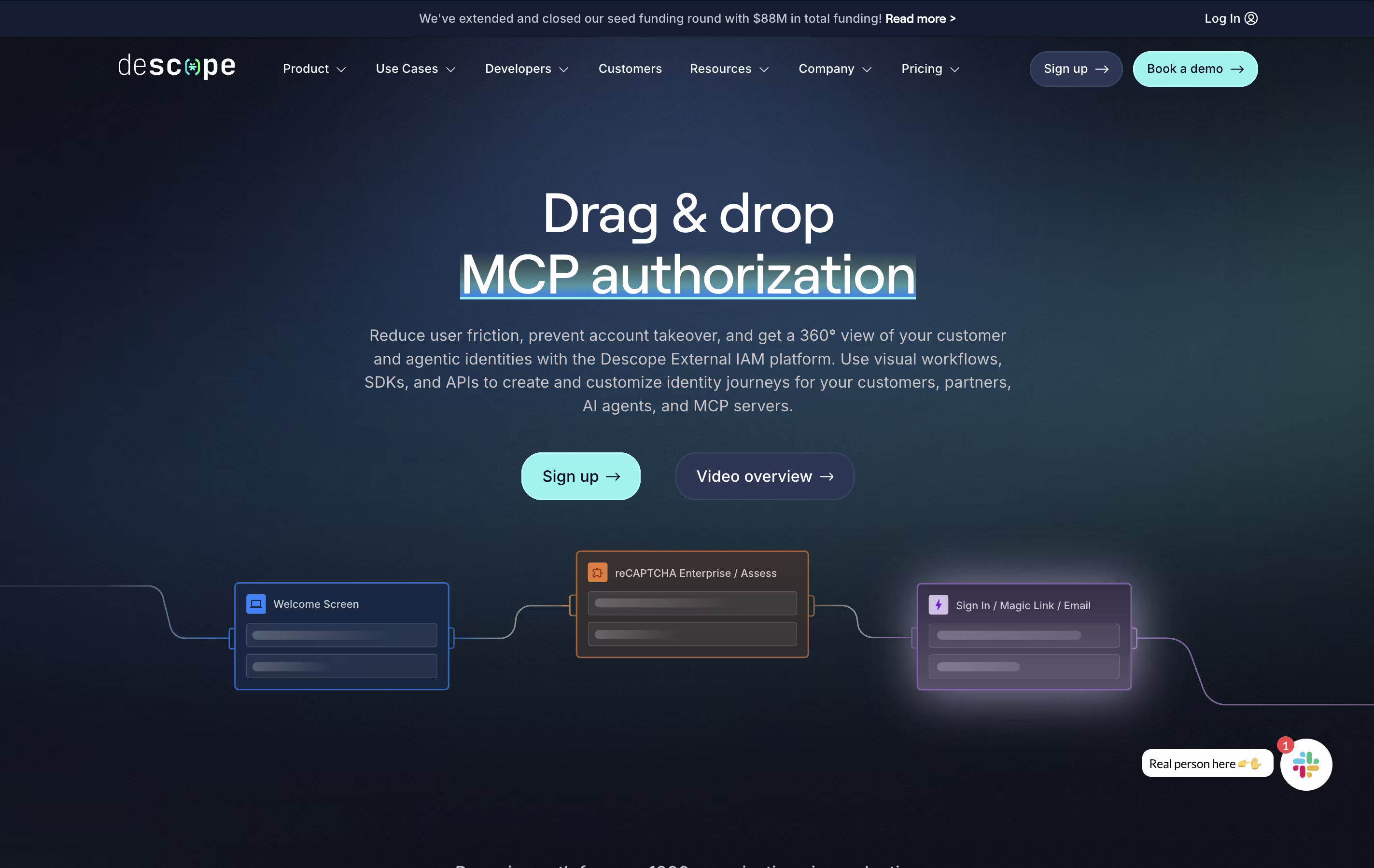 Descope screenshot