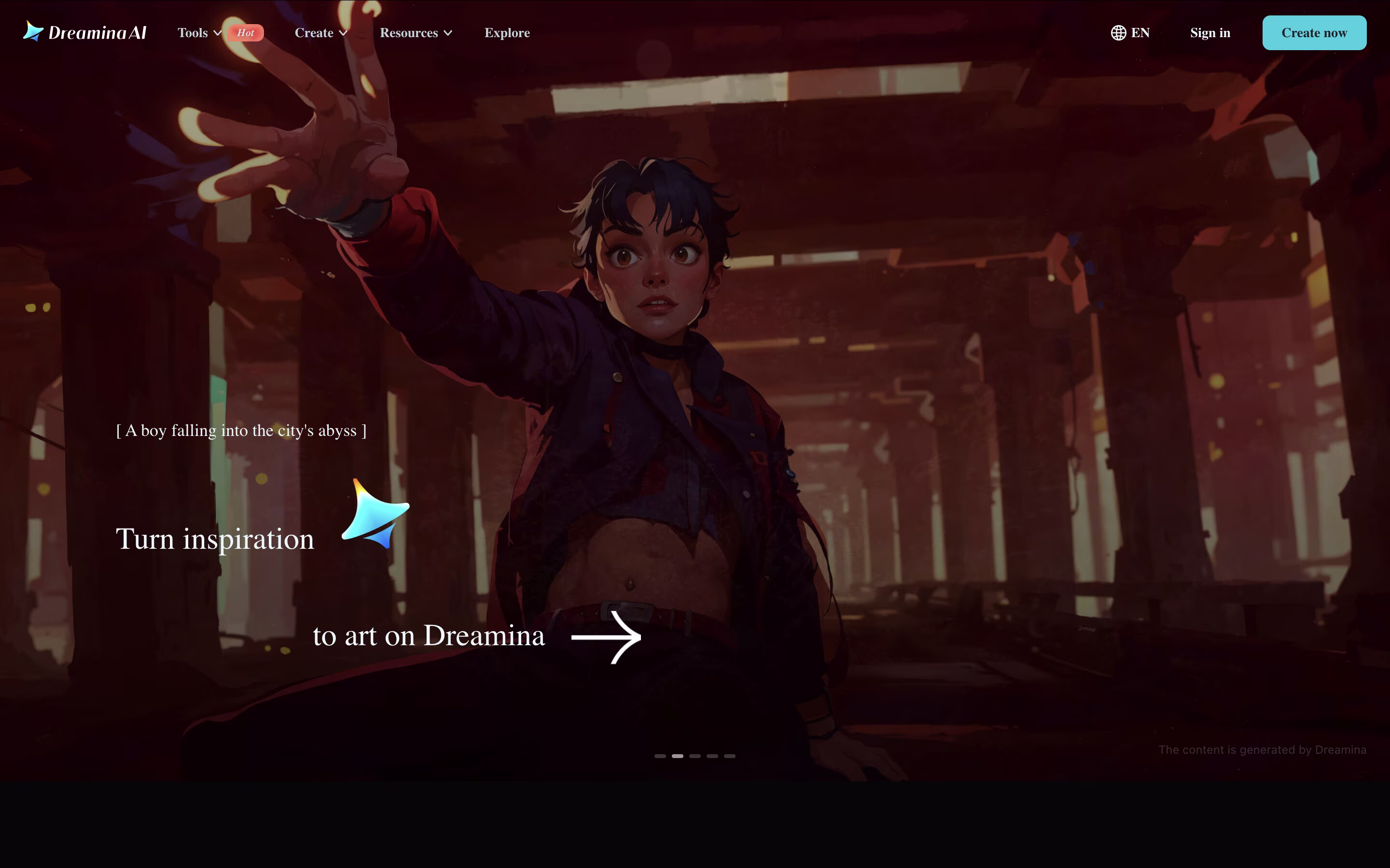 Dreamina screenshot
