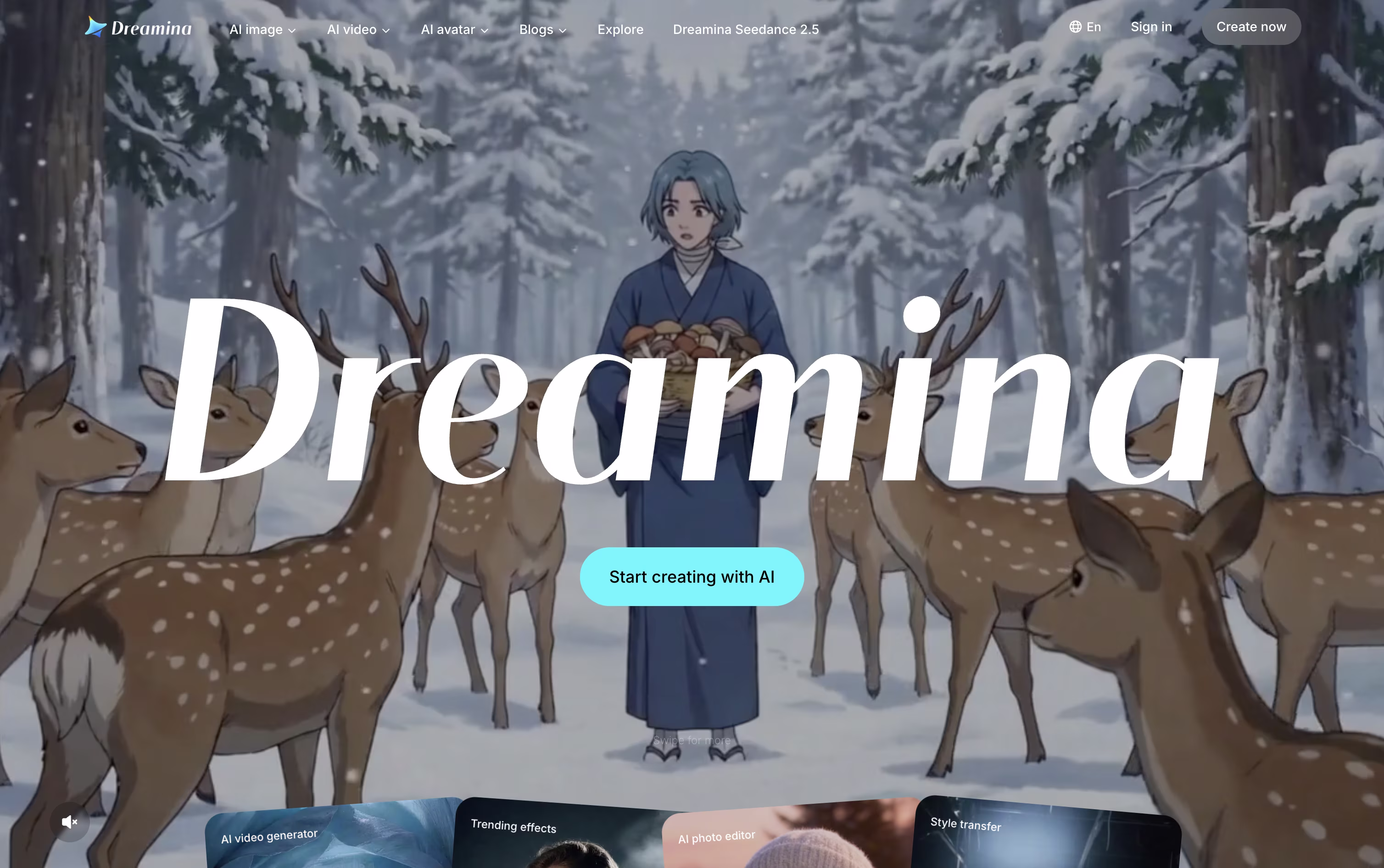 Dreamina screenshot