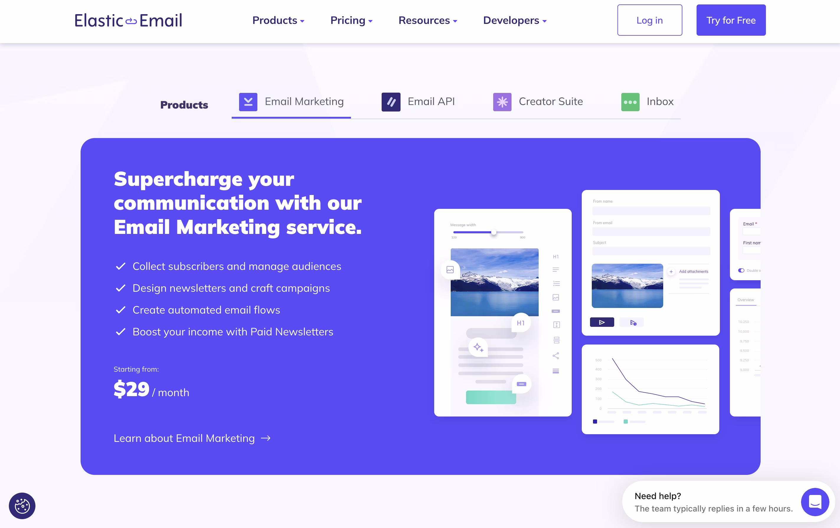 Elastic Email screenshot 2
