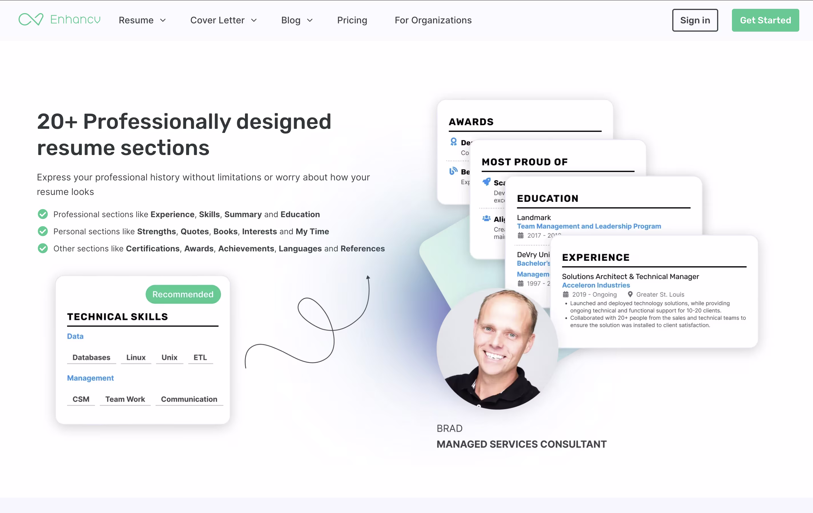 Enhancv screenshot 4