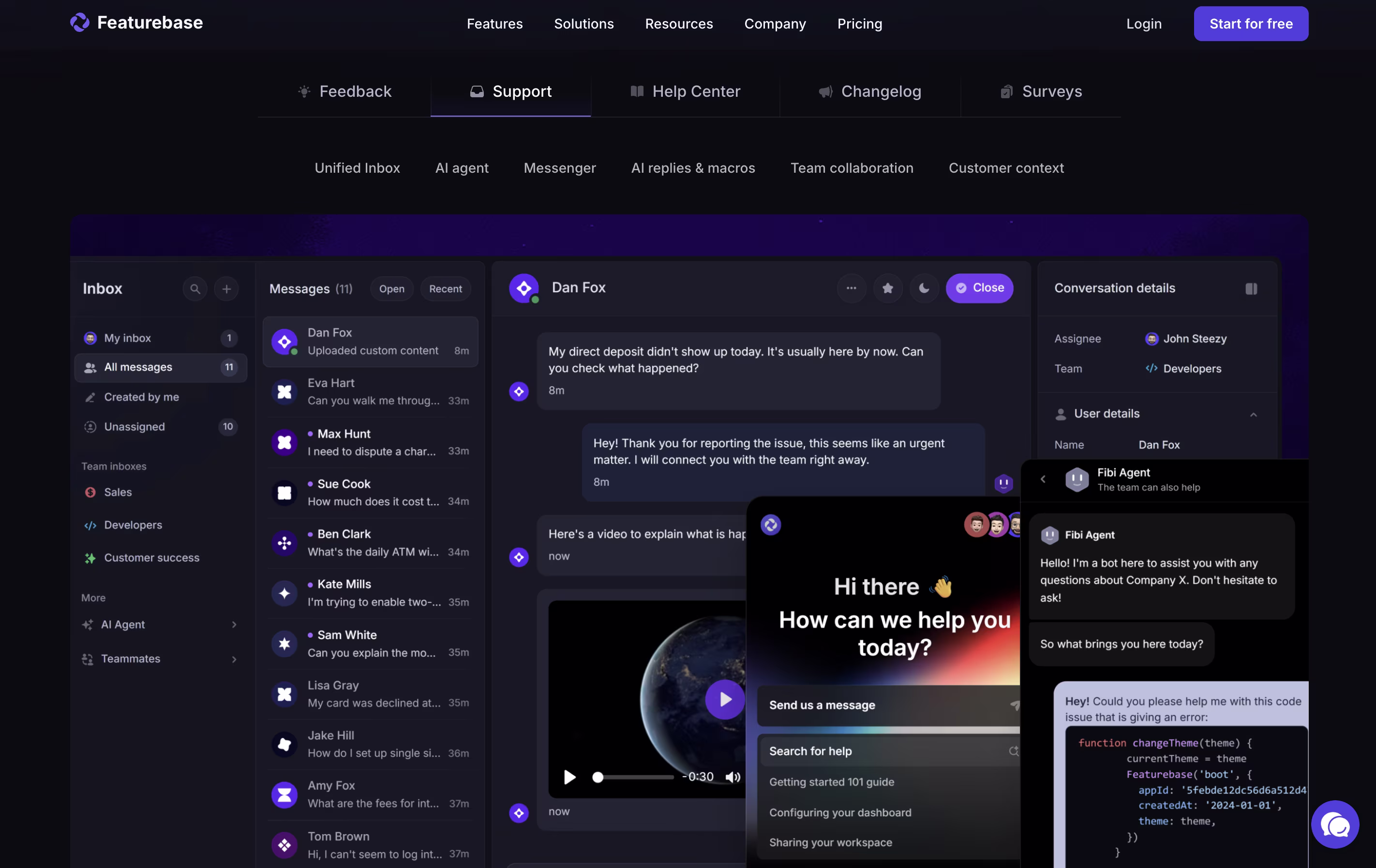 Featurebase screenshot 2