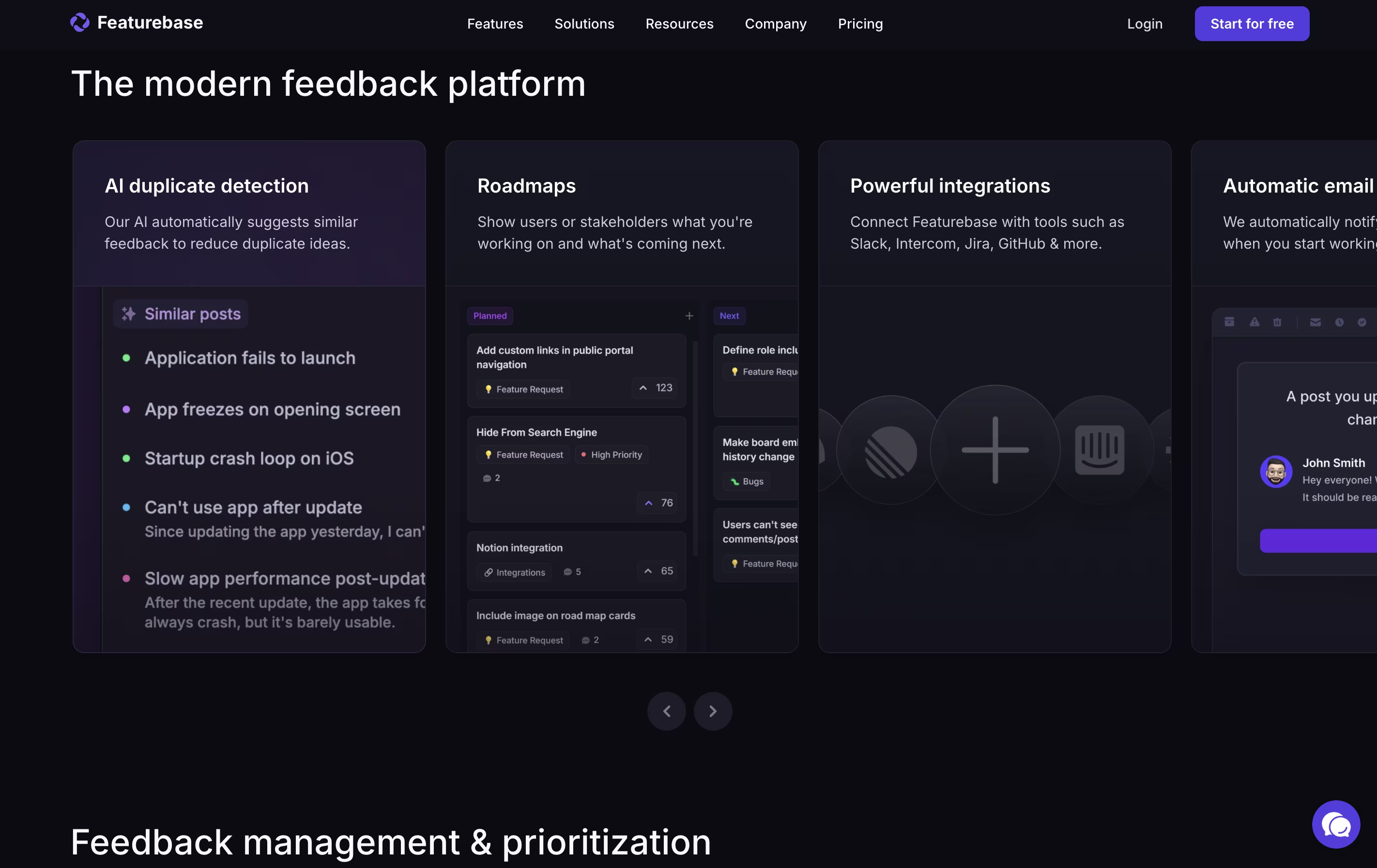 Featurebase screenshot 4