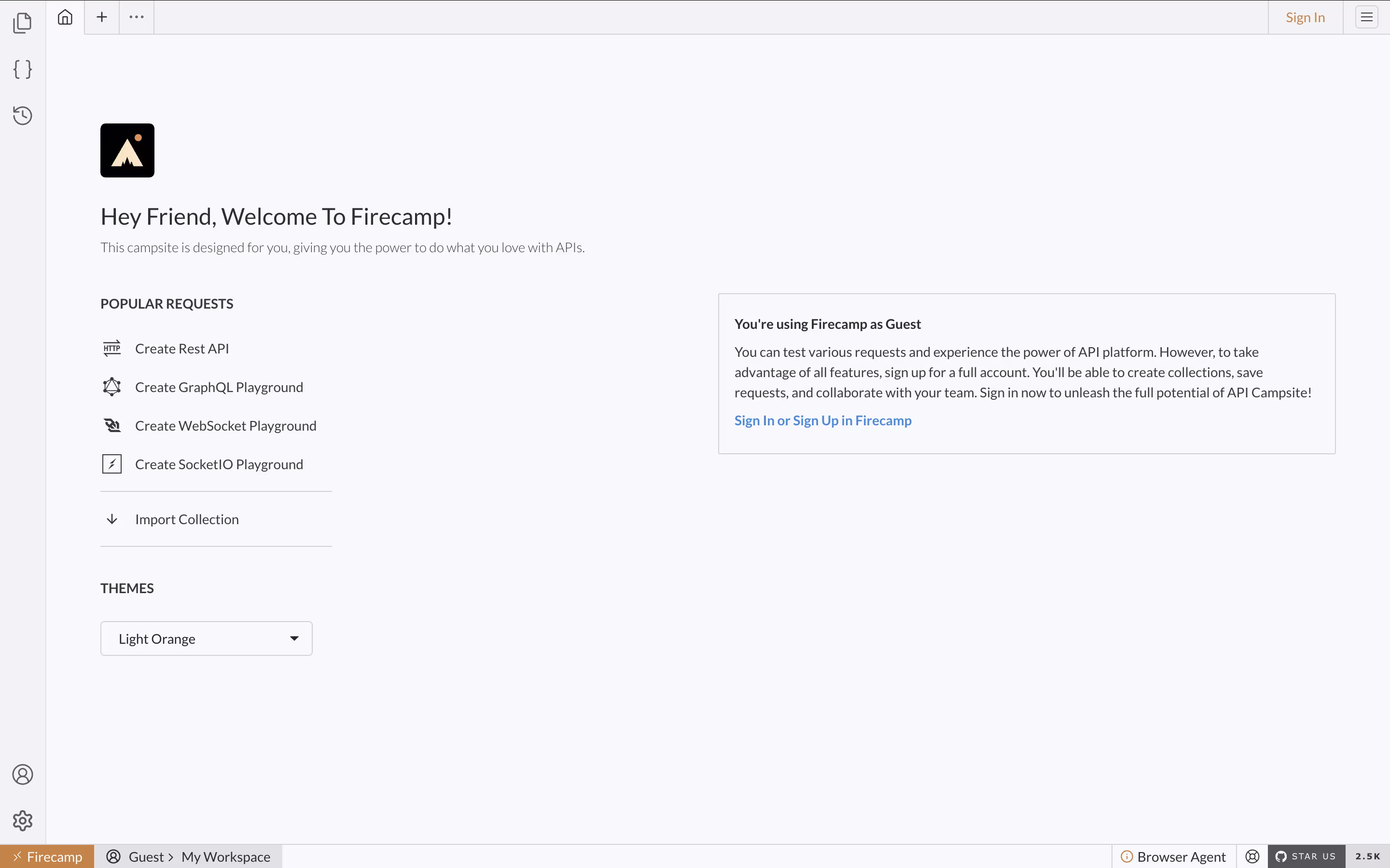 Firecamp screenshot 6